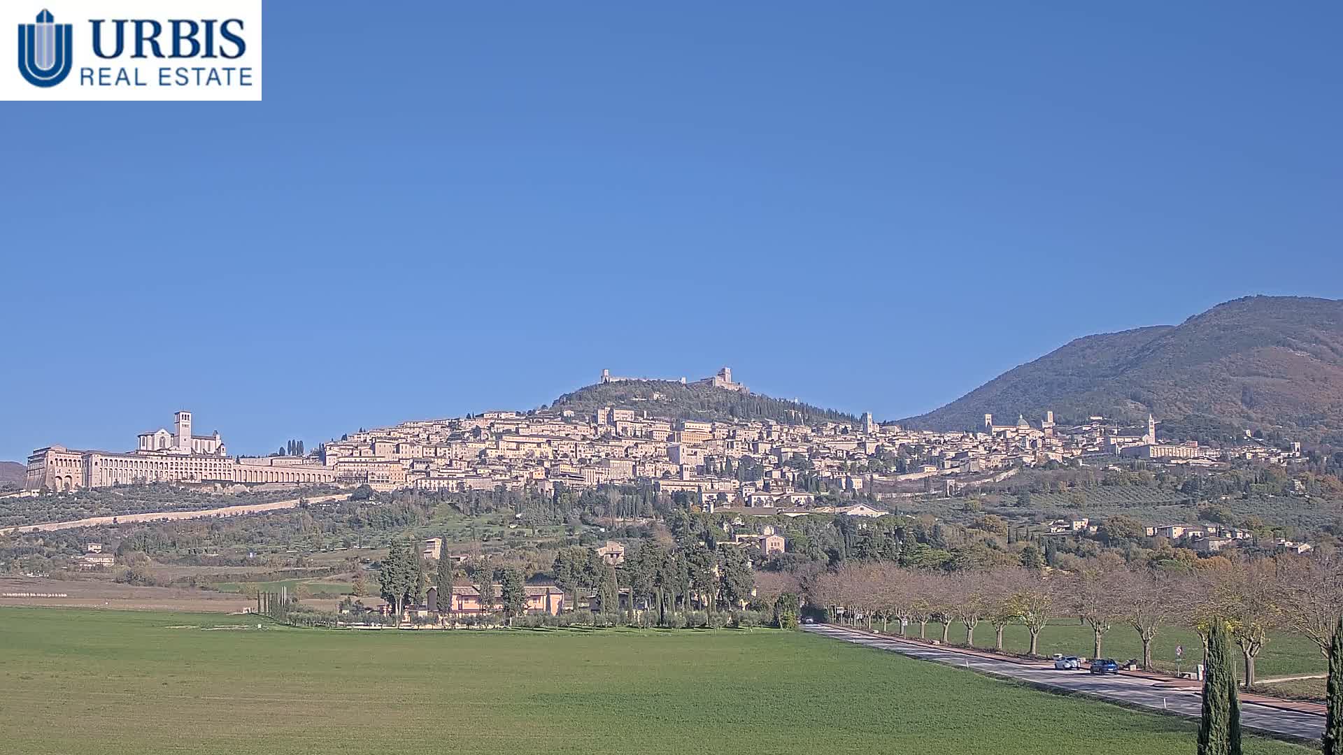 Assisi City Live Cam - Perugia, Umbria, Italy