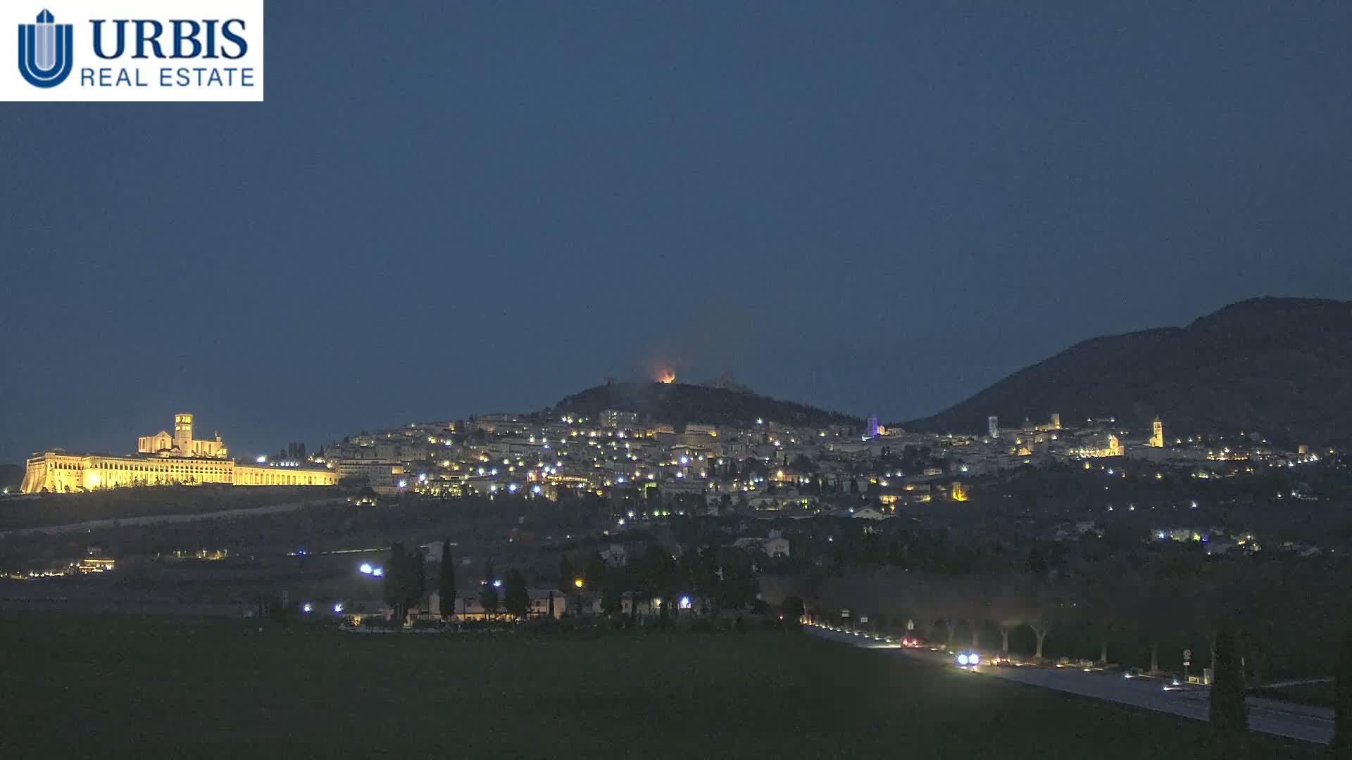 Assisi City Live Cam - Perugia, Umbria, Italy
