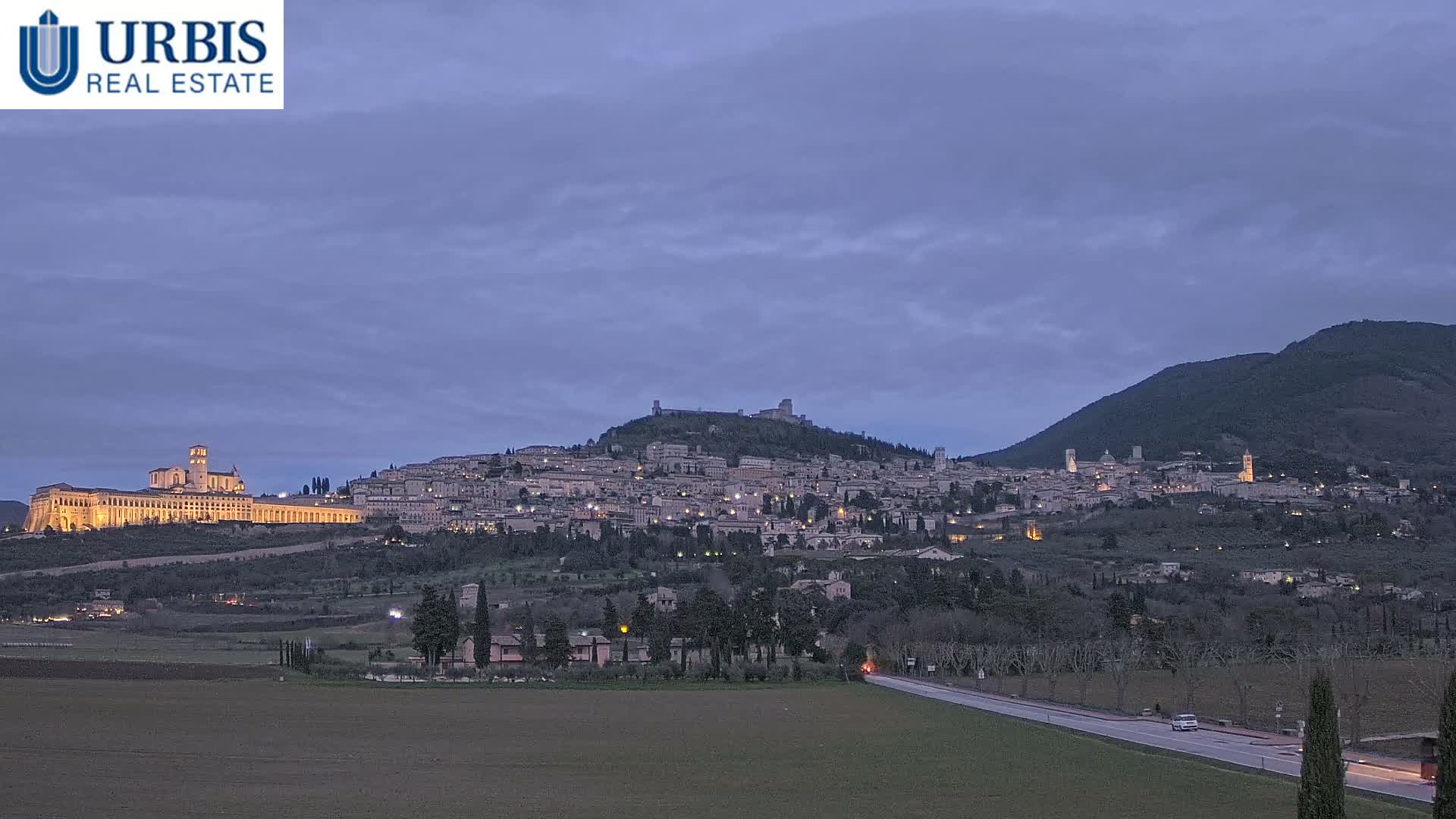 Assisi City Live Cam - Perugia, Umbria, Italy