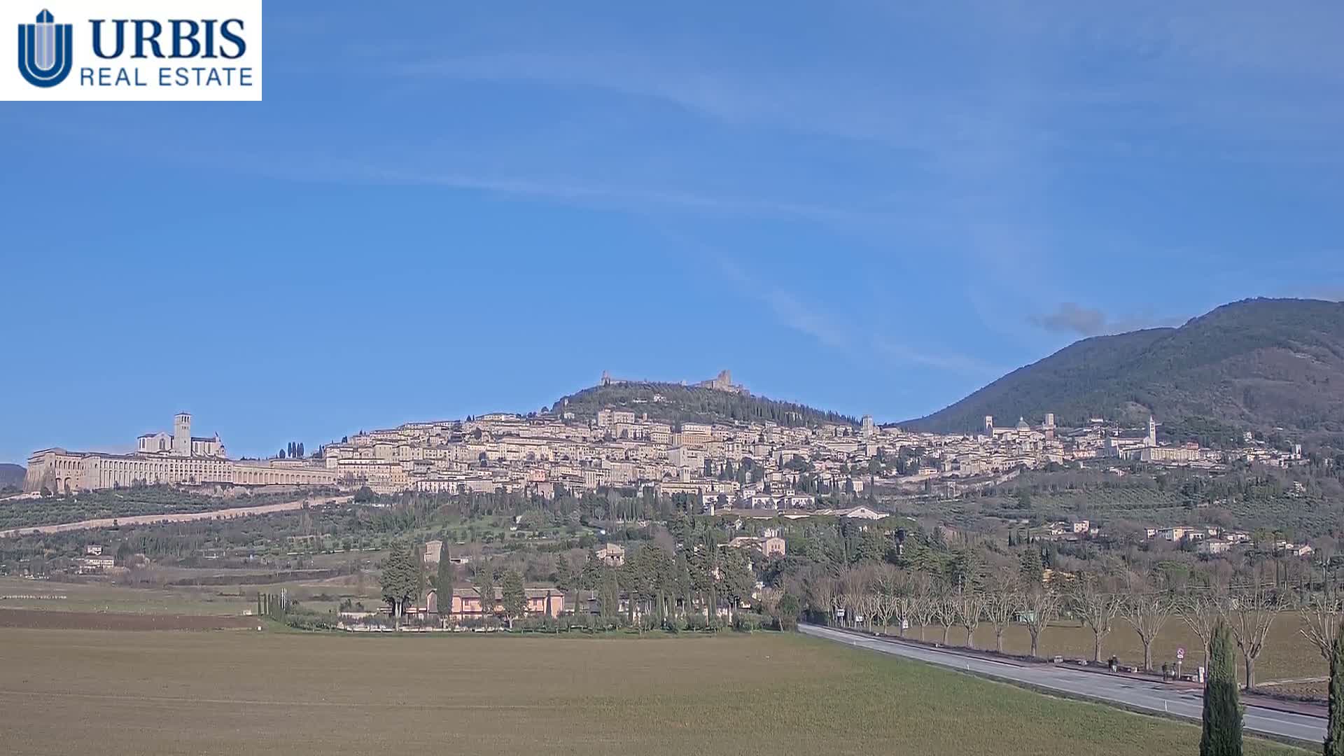 Assisi City Live Cam - Perugia, Umbria, Italy