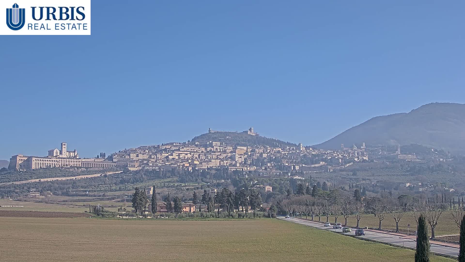 Assisi City Live Cam - Perugia, Umbria, Italy