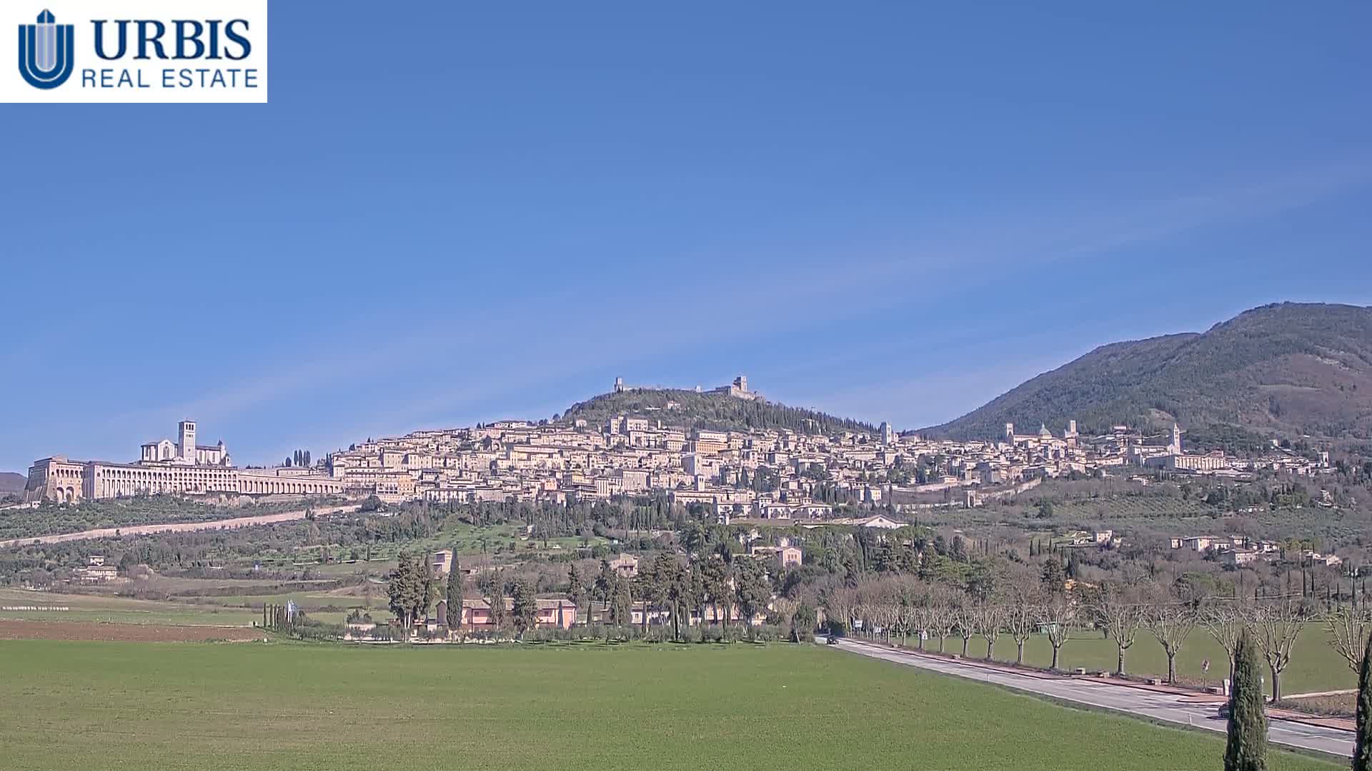 Assisi City Live Cam - Perugia, Umbria, Italy