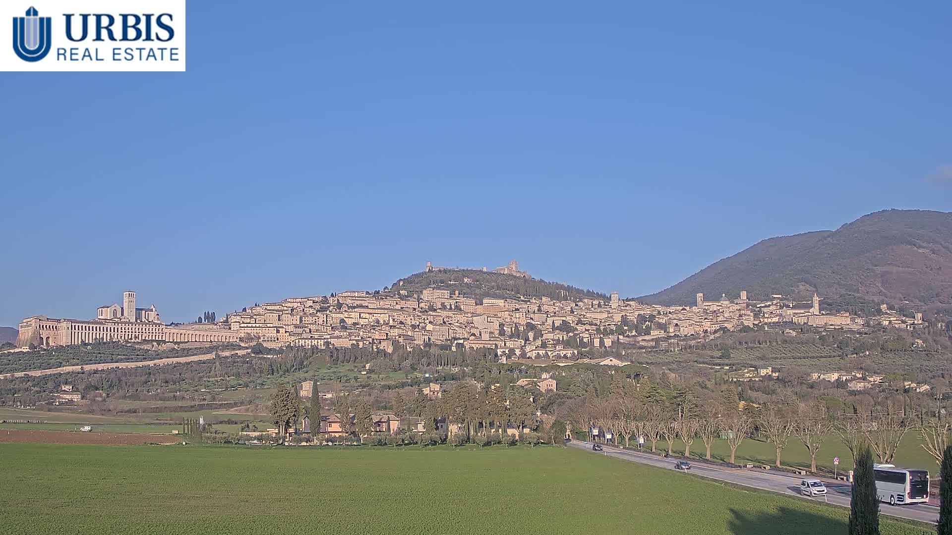 Assisi City Live Cam - Perugia, Umbria, Italy