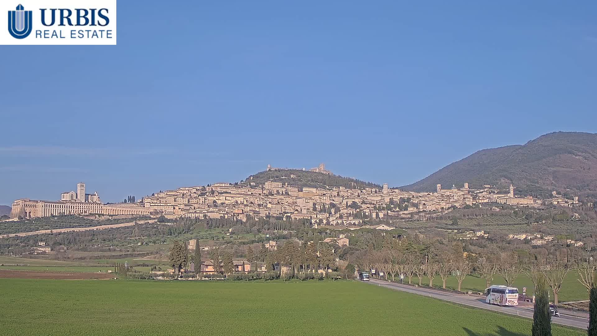 Assisi City Live Cam - Perugia, Umbria, Italy