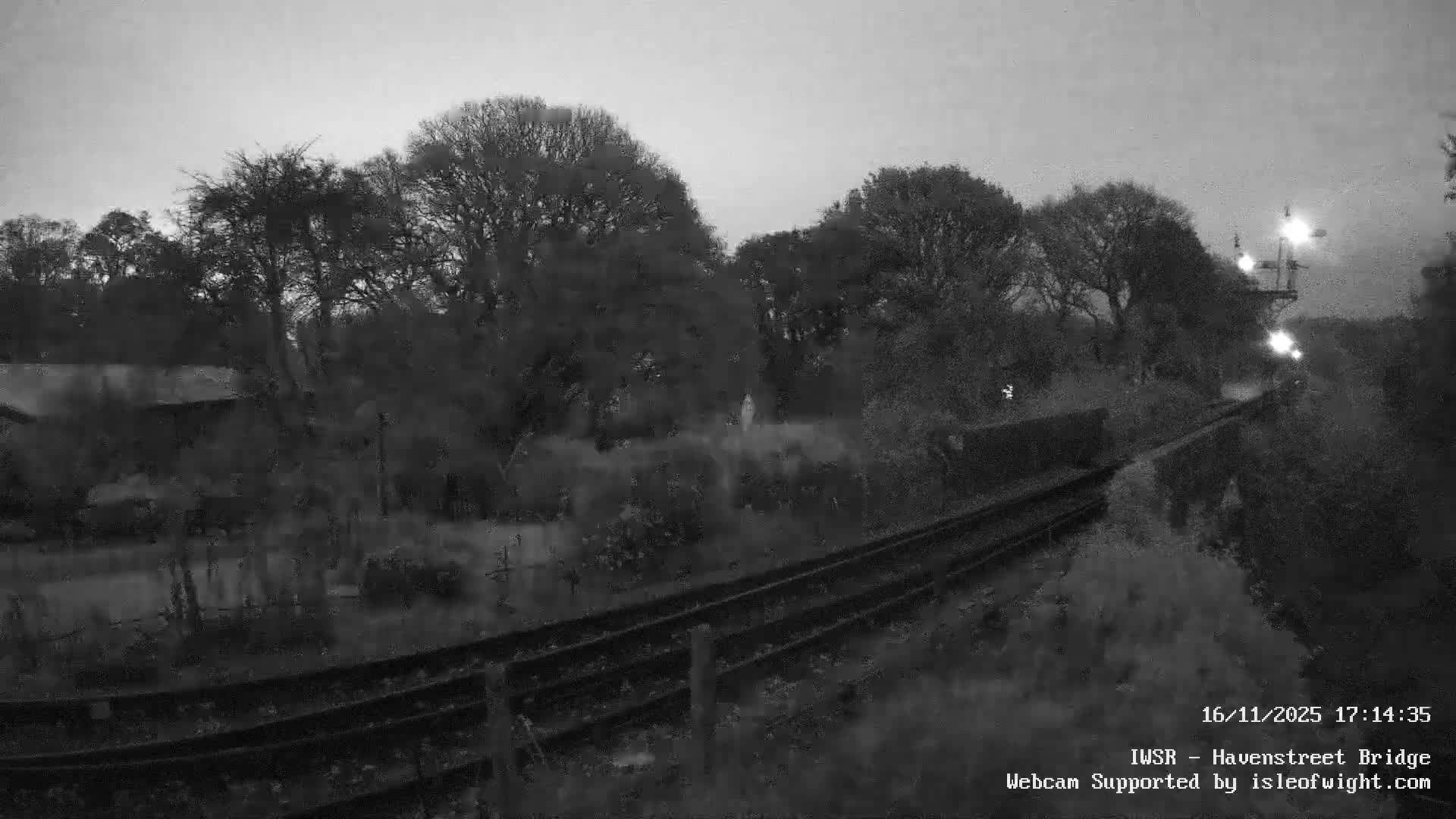 Isle of Wight Steam Railway, Havenstreet Railway Bridge Live Cam - Havenstreet & Ashey, Isle of Wight, Southeast, England, United Kingdom