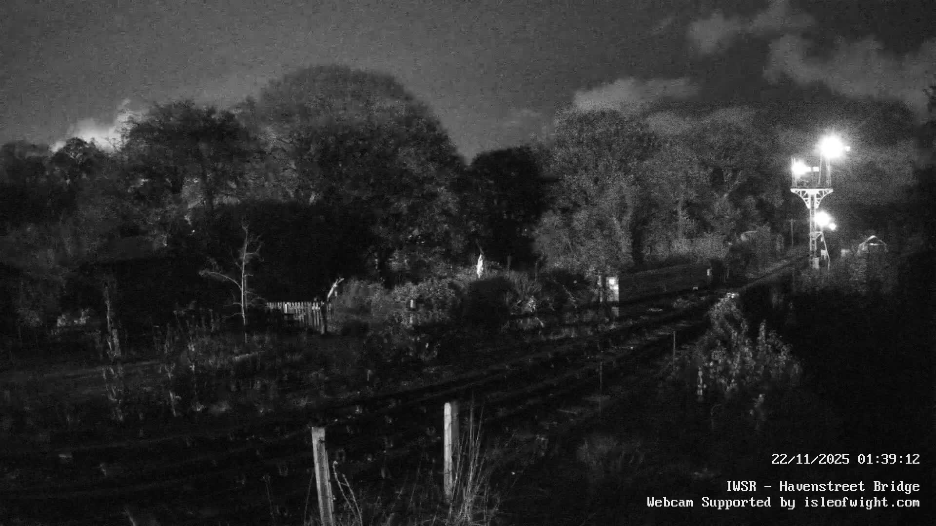 Isle of Wight Steam Railway, Havenstreet Railway Bridge Live Cam - Havenstreet & Ashey, Isle of Wight, Southeast, England, United Kingdom
