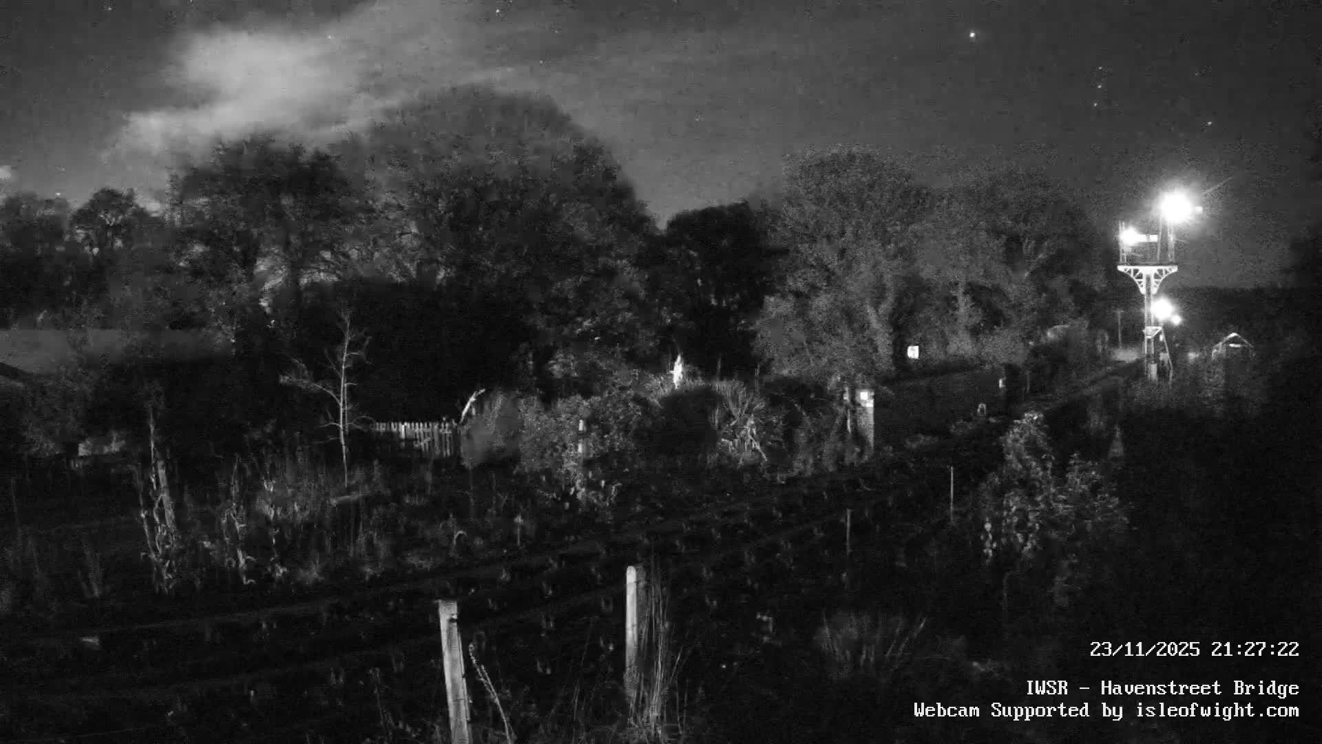 Isle of Wight Steam Railway, Havenstreet Railway Bridge Live Cam - Havenstreet & Ashey, Isle of Wight, Southeast, England, United Kingdom