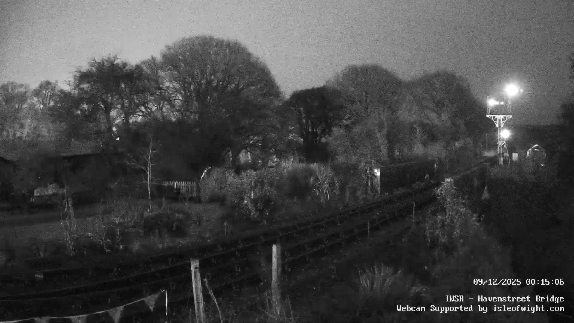 Isle of Wight Steam Railway, Havenstreet Railway Bridge Live Cam - Havenstreet & Ashey, Isle of Wight, Southeast, England, United Kingdom