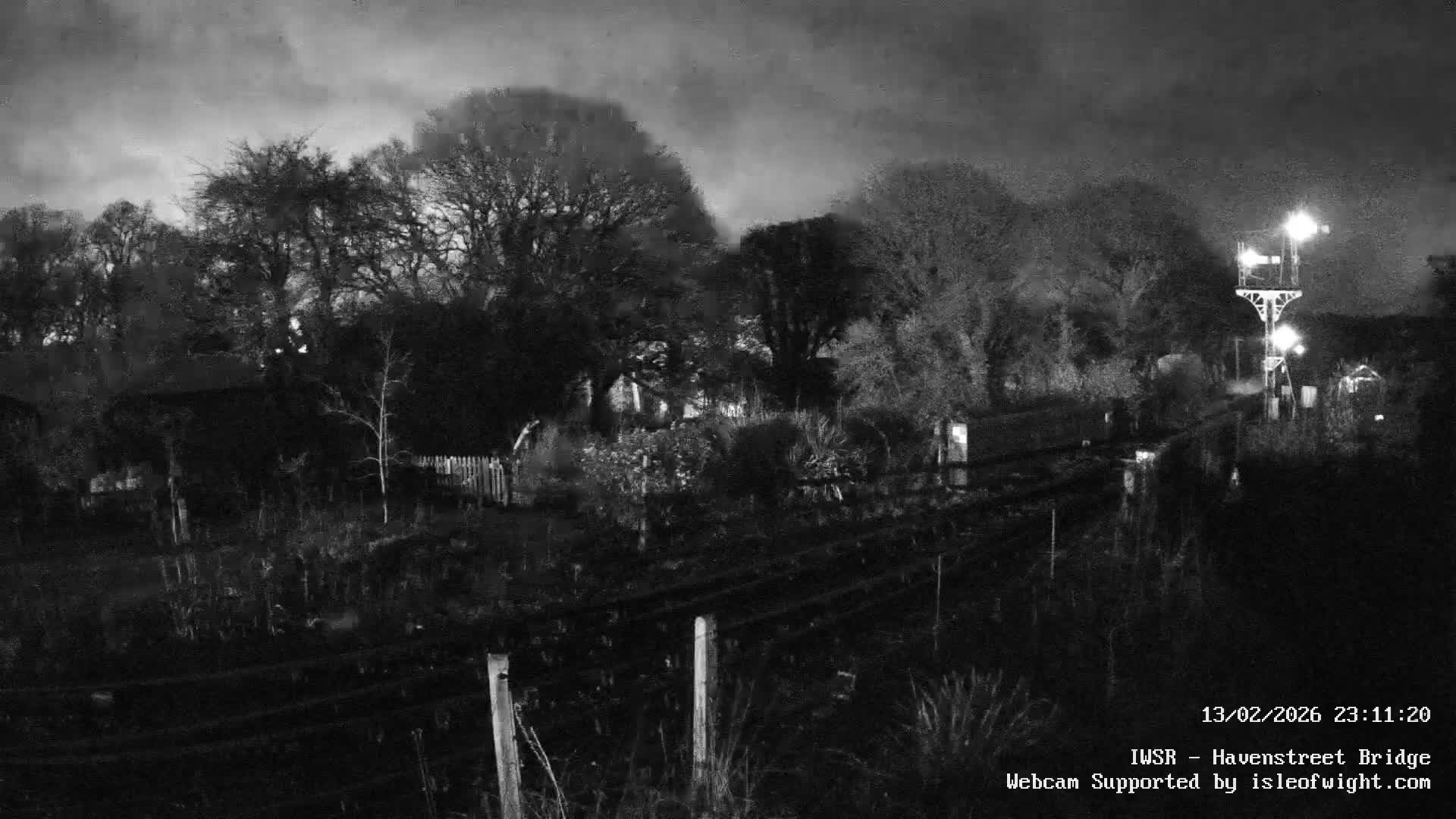 Isle of Wight Steam Railway, Havenstreet Railway Bridge Live Cam - Havenstreet & Ashey, Isle of Wight, Southeast, England, United Kingdom