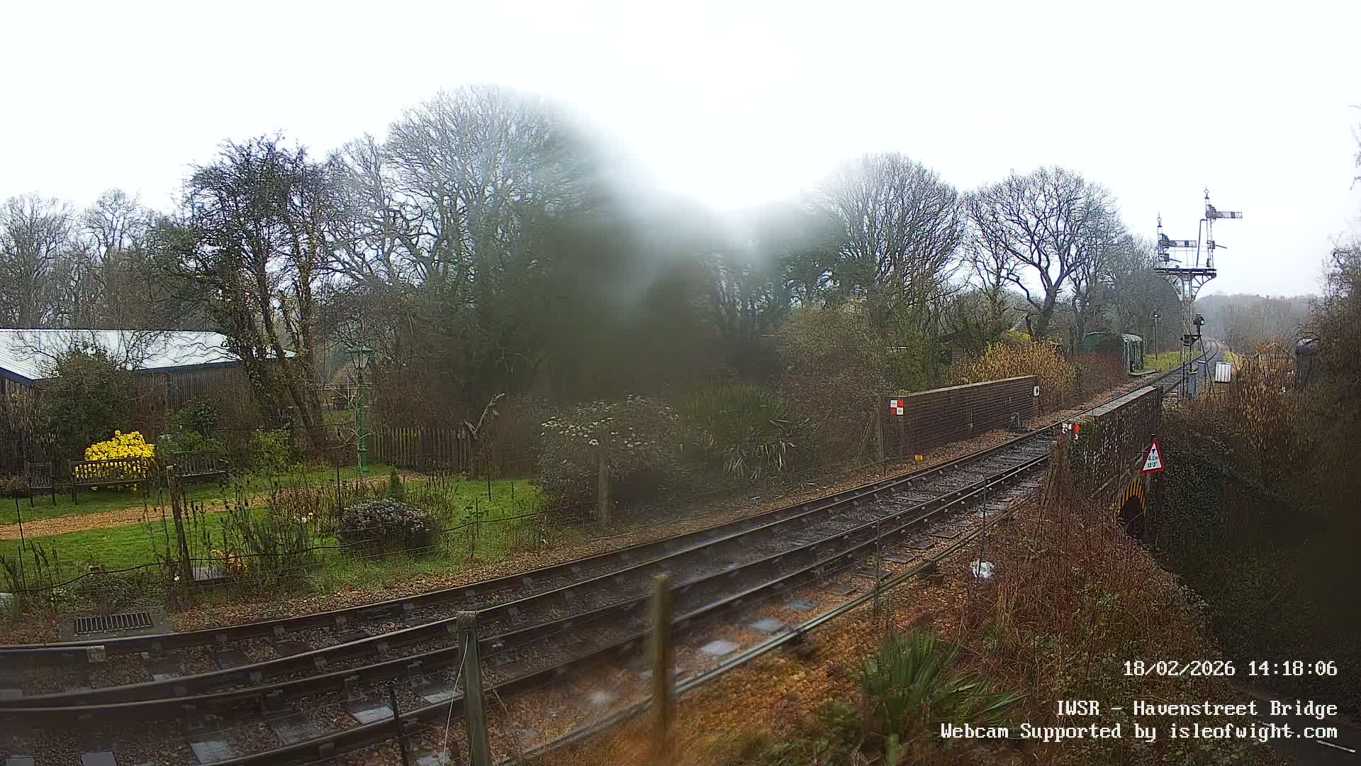 Isle of Wight Steam Railway, Havenstreet Railway Bridge Live Cam - Havenstreet & Ashey, Isle of Wight, Southeast, England, United Kingdom