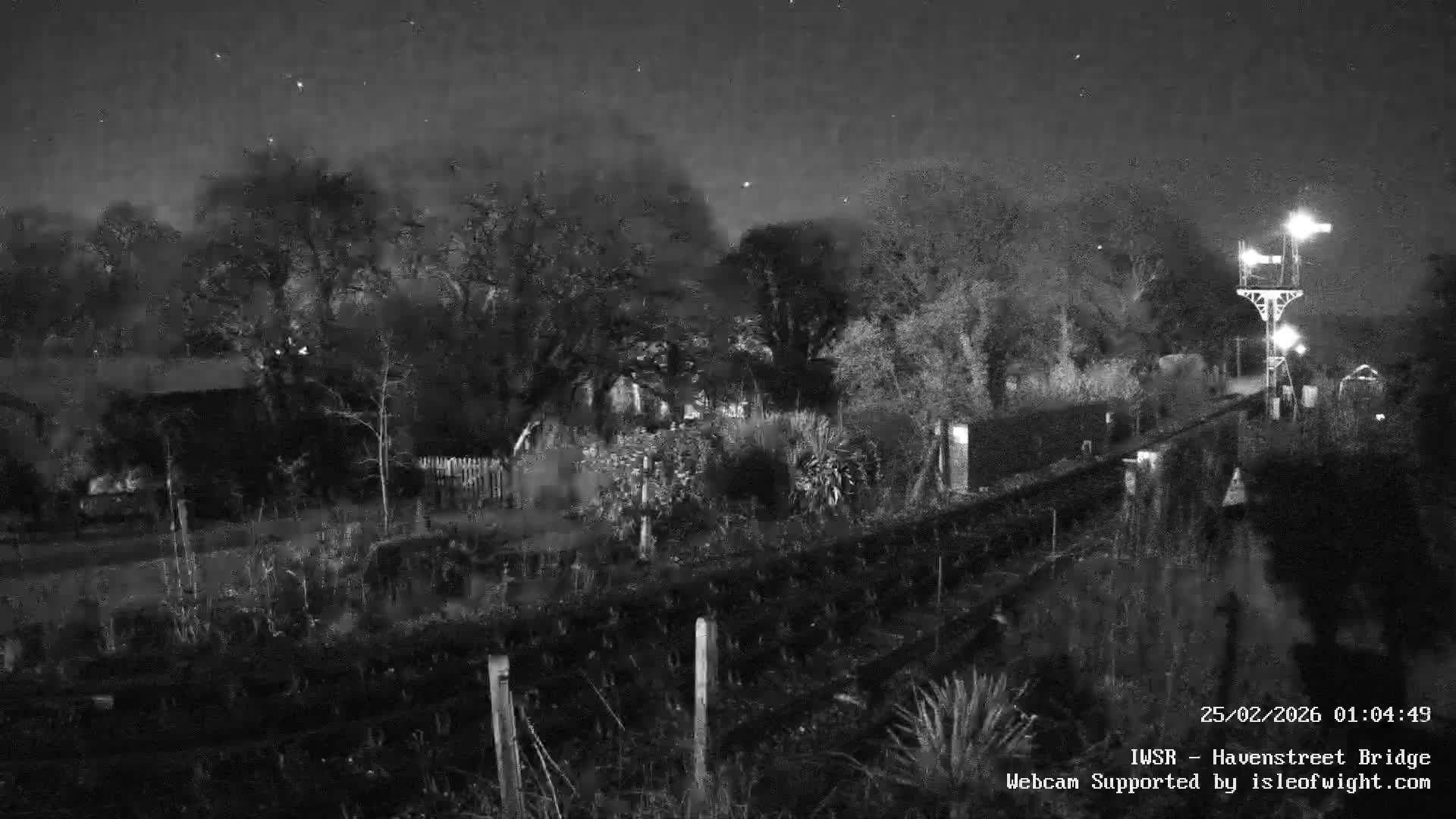 Isle of Wight Steam Railway, Havenstreet Railway Bridge Live Cam - Havenstreet & Ashey, Isle of Wight, Southeast, England, United Kingdom