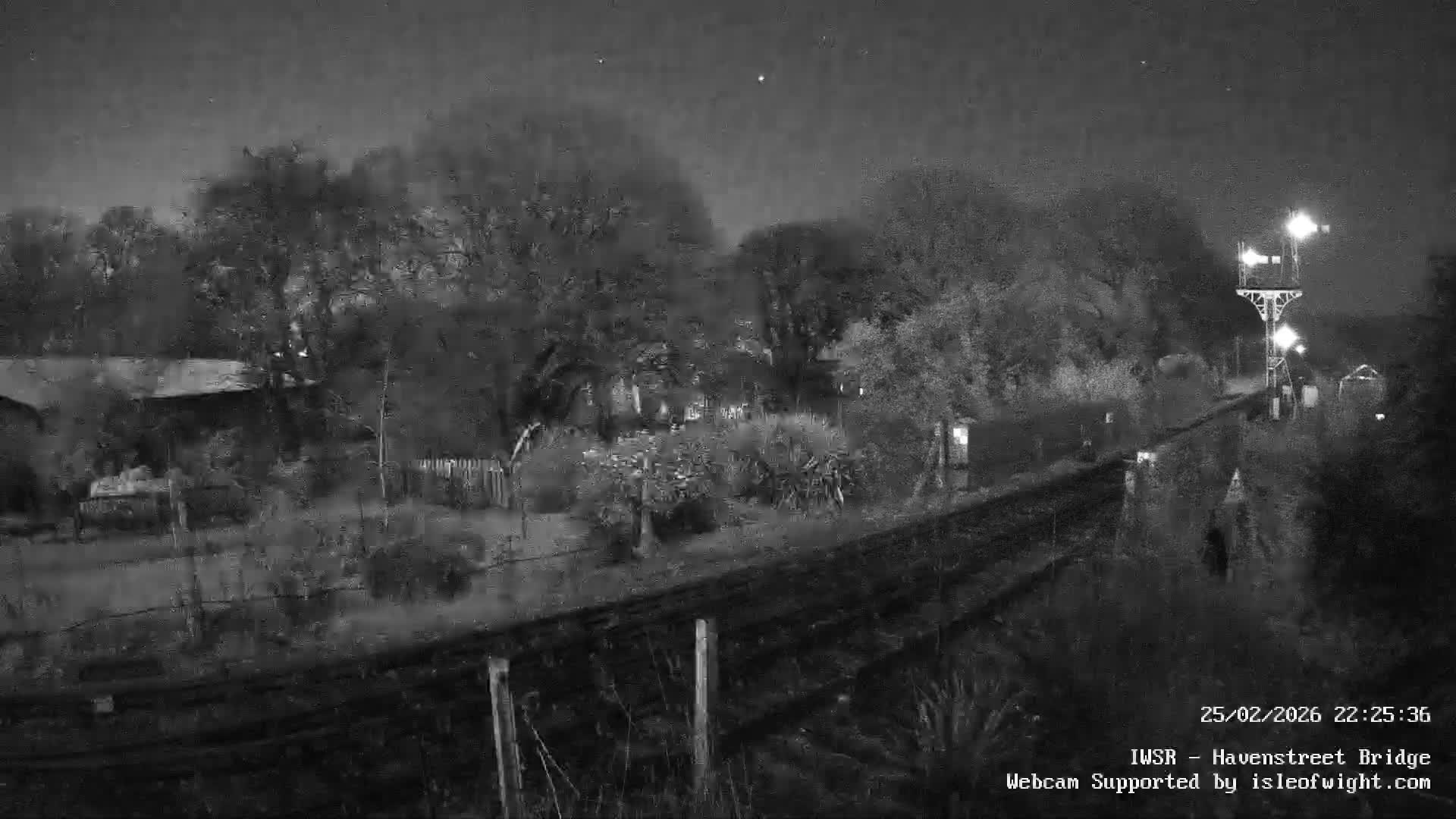 Isle of Wight Steam Railway, Havenstreet Railway Bridge Live Cam - Havenstreet & Ashey, Isle of Wight, Southeast, England, United Kingdom