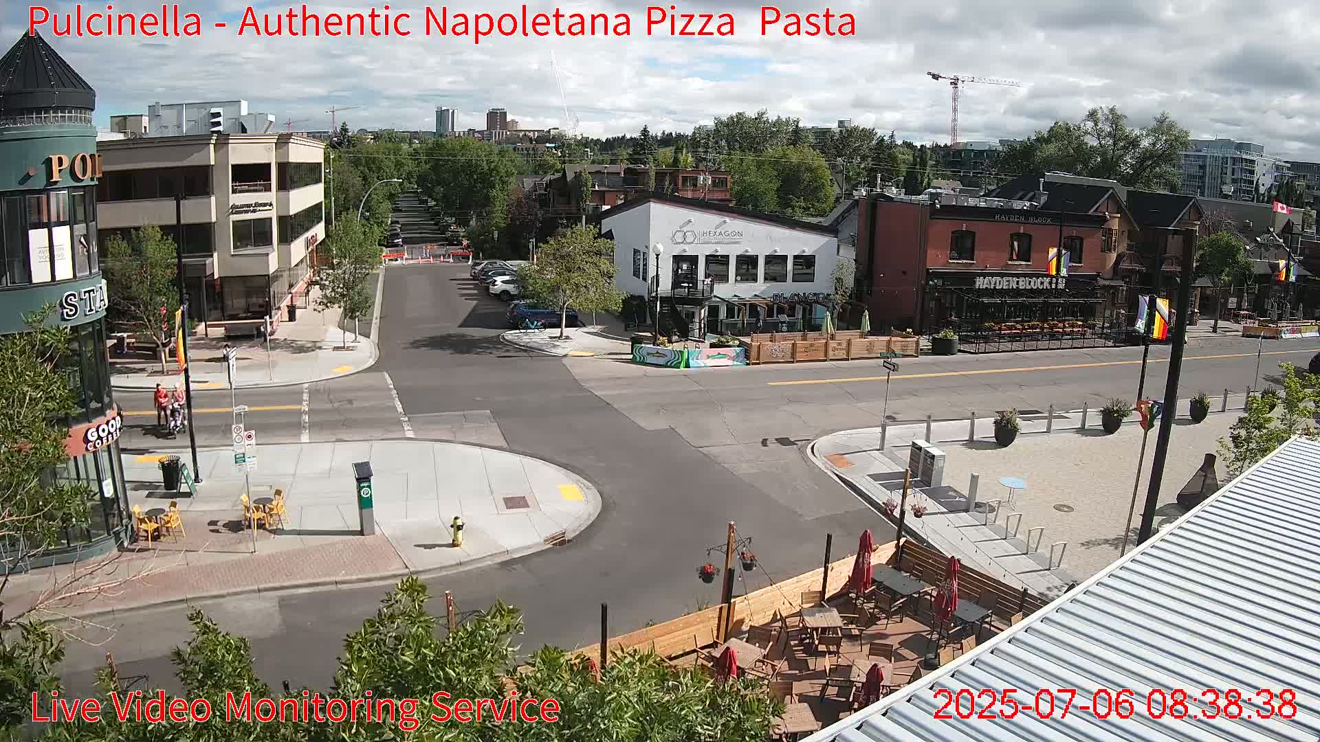 Hillhurst Neighbourhood, Kensington Road & Crescent NW Junction Live Cam - Hillhurst, Calgary, Alberta, Canada