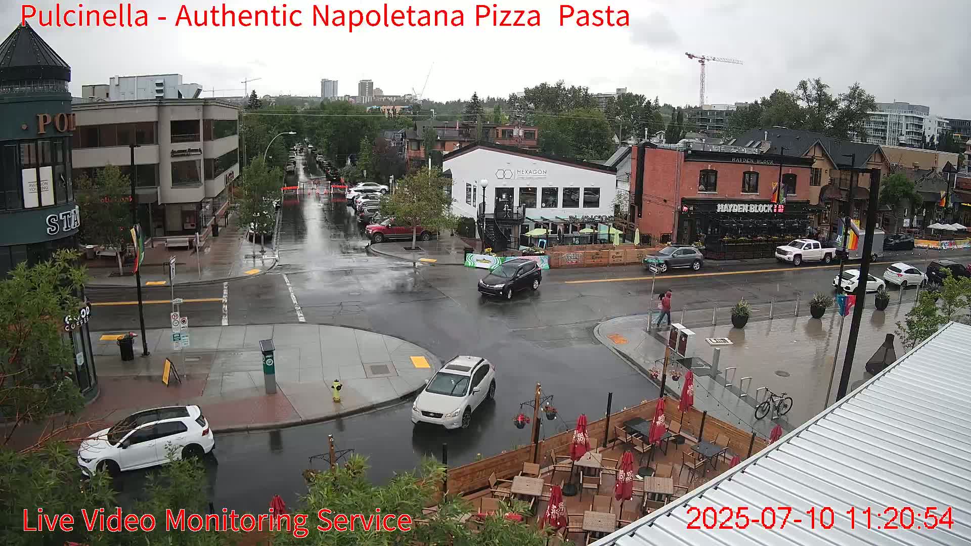 Hillhurst Neighbourhood, Kensington Road & Crescent NW Junction Live Cam - Hillhurst, Calgary, Alberta, Canada
