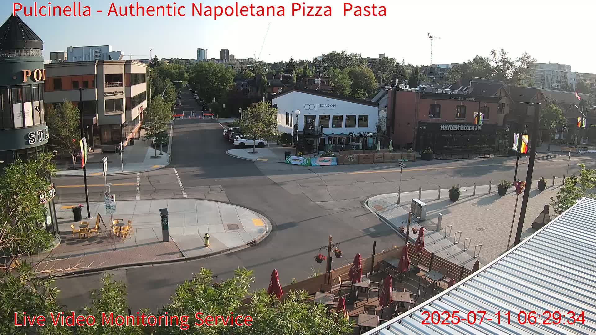 Hillhurst Neighbourhood, Kensington Road & Crescent NW Junction Live Cam - Hillhurst, Calgary, Alberta, Canada