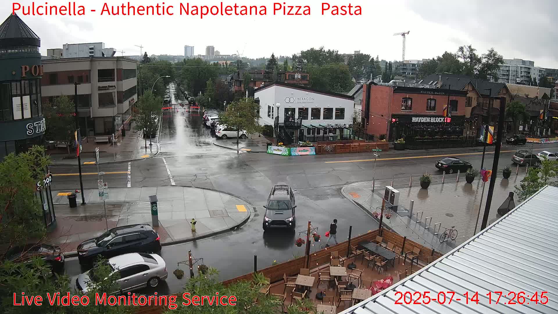 Hillhurst Neighbourhood, Kensington Road & Crescent NW Junction Live Cam - Hillhurst, Calgary, Alberta, Canada