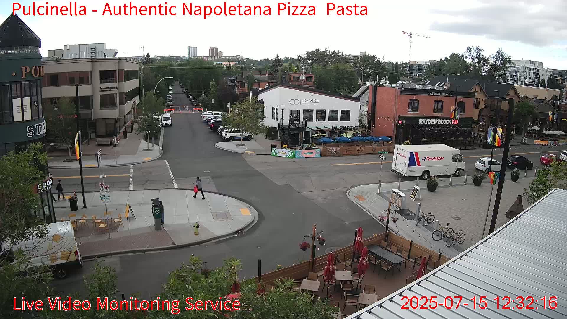 Hillhurst Neighbourhood, Kensington Road & Crescent NW Junction Live Cam - Hillhurst, Calgary, Alberta, Canada