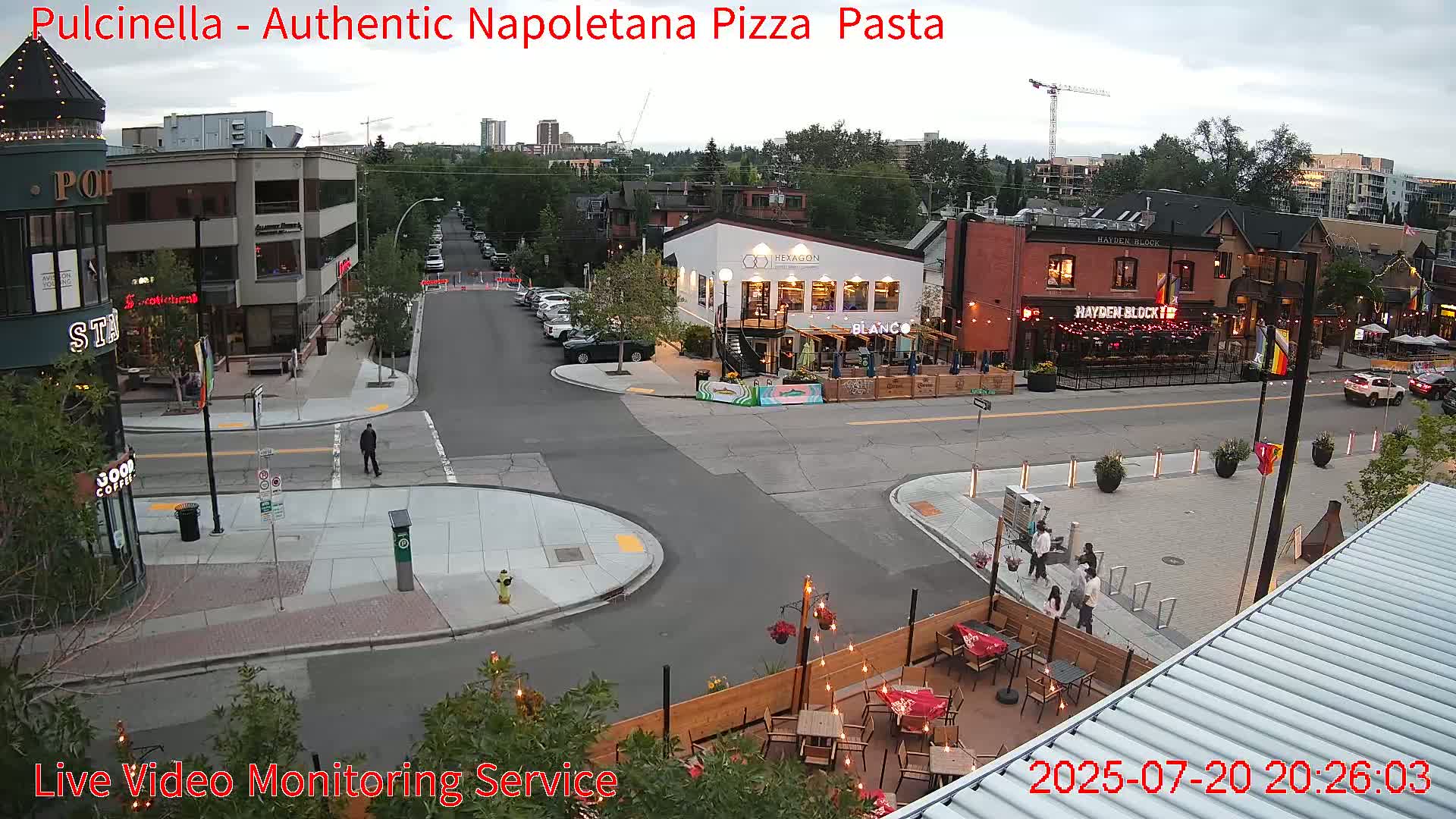 Hillhurst Neighbourhood, Kensington Road & Crescent NW Junction Live Cam - Hillhurst, Calgary, Alberta, Canada