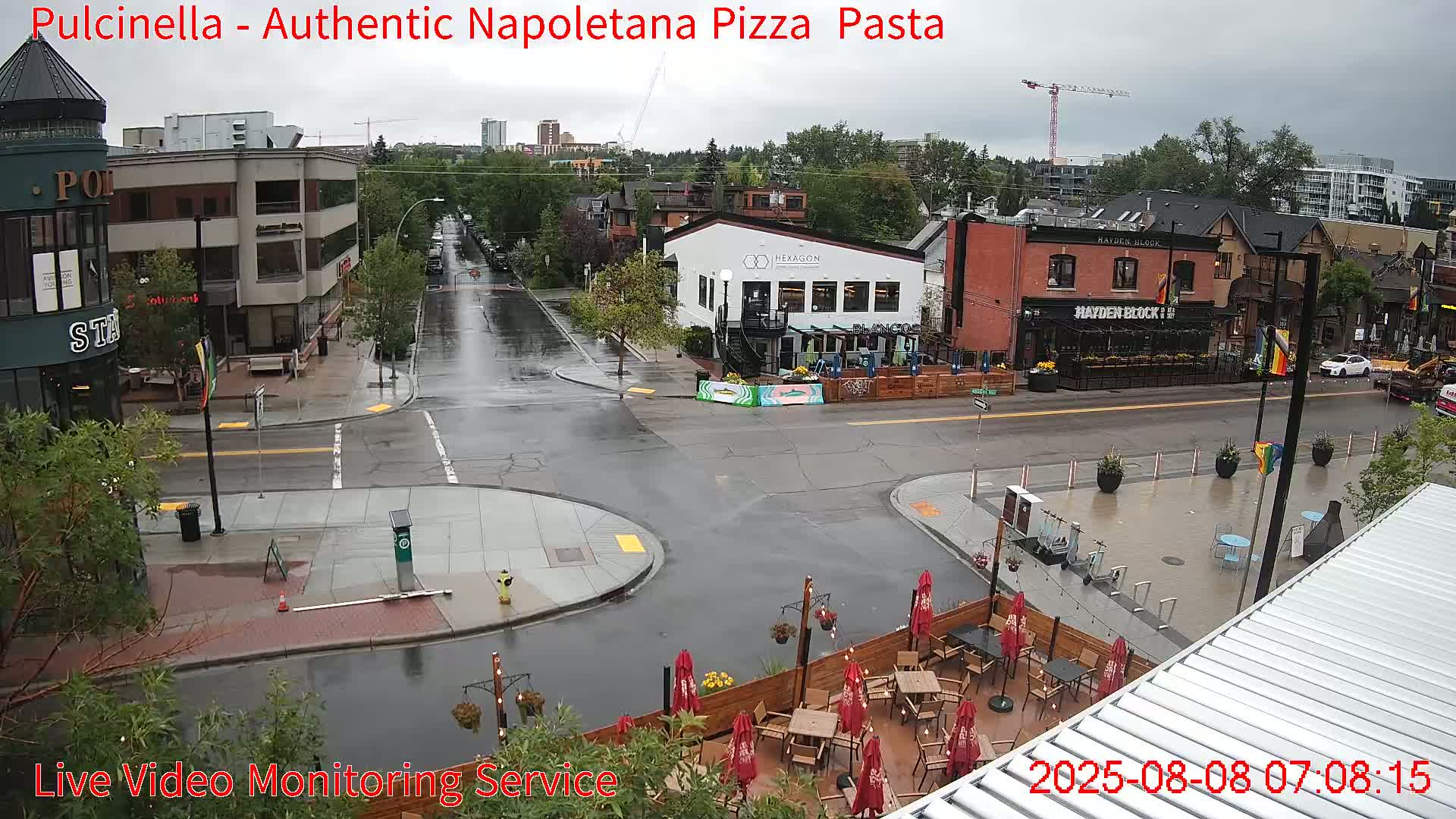 Hillhurst Neighbourhood, Kensington Road & Crescent NW Junction Live Cam - Hillhurst, Calgary, Alberta, Canada