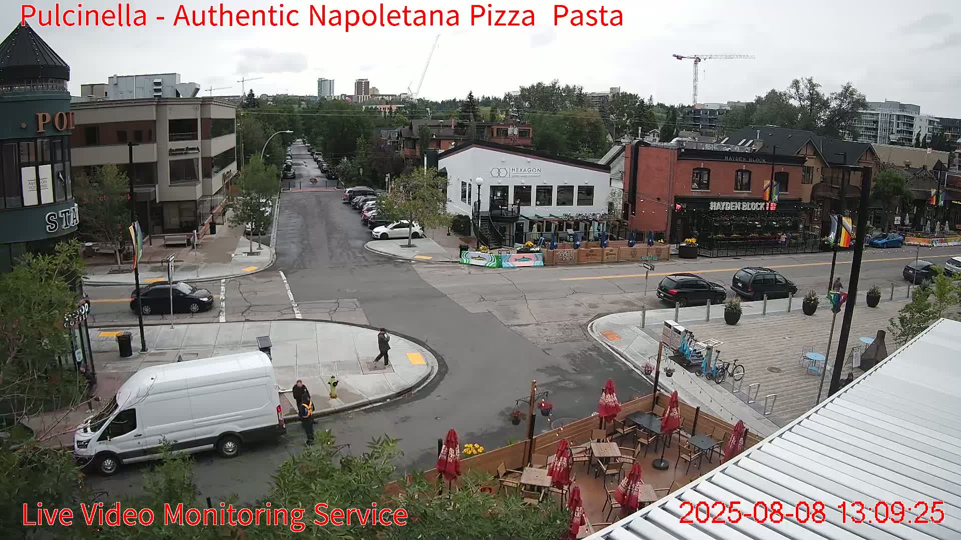 Hillhurst Neighbourhood, Kensington Road & Crescent NW Junction Live Cam - Hillhurst, Calgary, Alberta, Canada