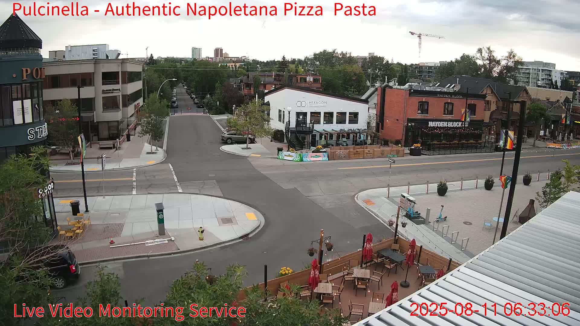 Hillhurst Neighbourhood, Kensington Road & Crescent NW Junction Live Cam - Hillhurst, Calgary, Alberta, Canada