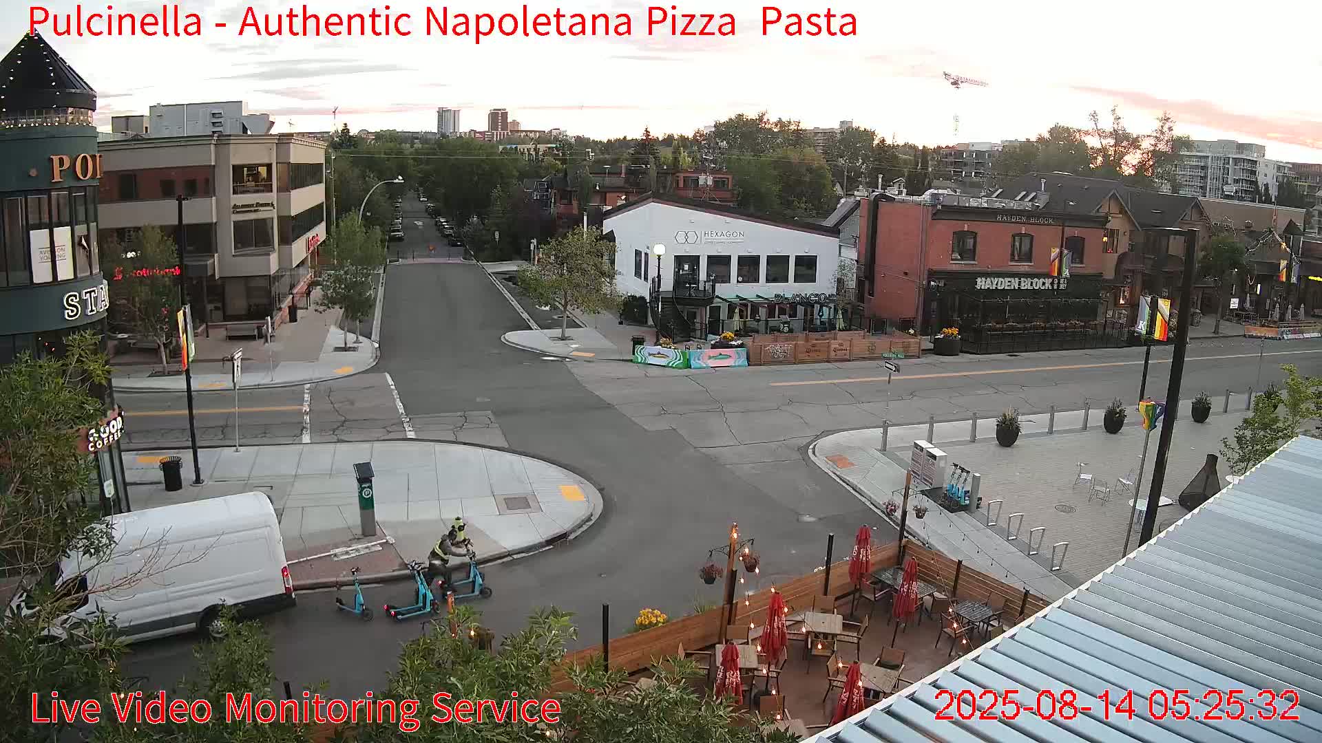 Hillhurst Neighbourhood, Kensington Road & Crescent NW Junction Live Cam - Hillhurst, Calgary, Alberta, Canada