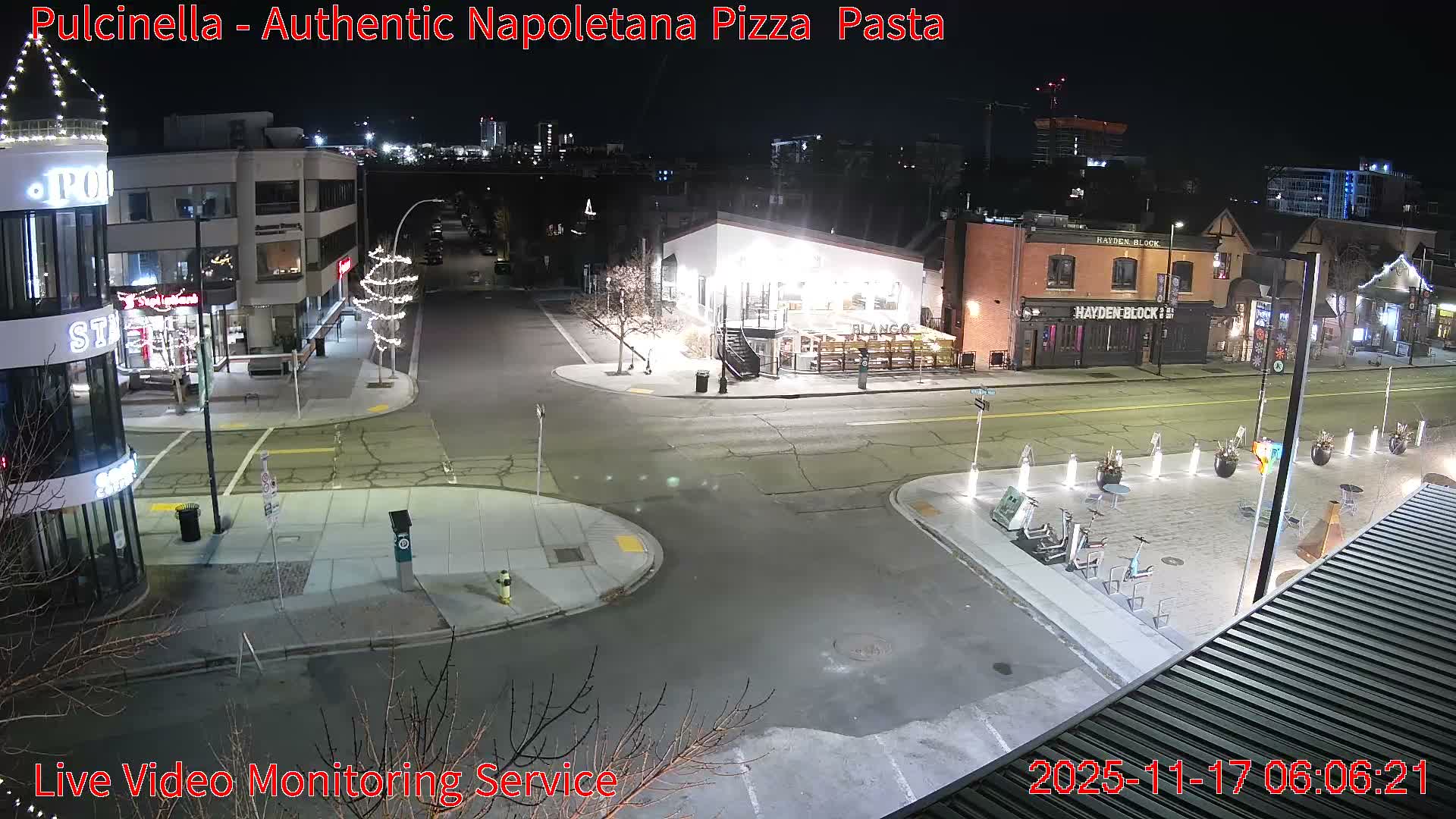 Hillhurst Neighbourhood, Kensington Road & Crescent NW Junction Live Cam - Hillhurst, Calgary, Alberta, Canada