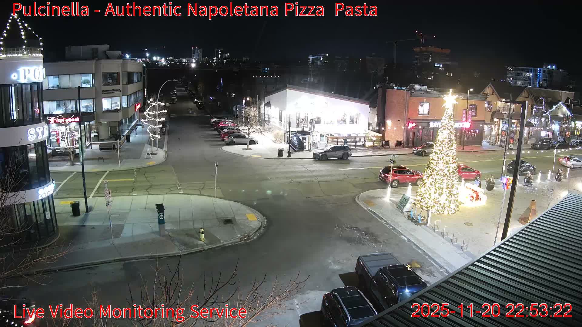 Hillhurst Neighbourhood, Kensington Road & Crescent NW Junction Live Cam - Hillhurst, Calgary, Alberta, Canada