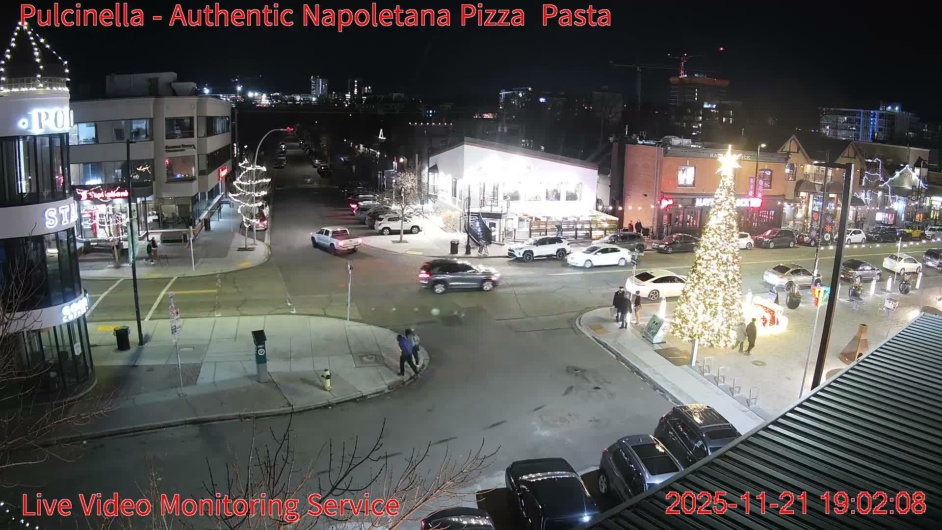 Hillhurst Neighbourhood, Kensington Road & Crescent NW Junction Live Cam - Hillhurst, Calgary, Alberta, Canada