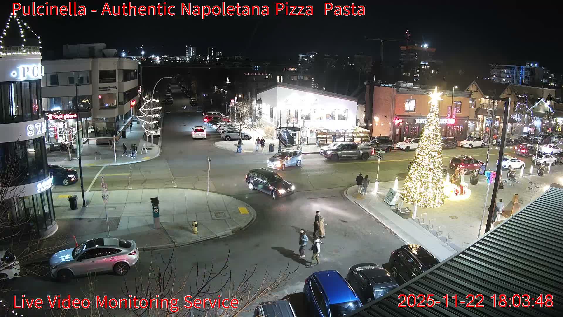 Hillhurst Neighbourhood, Kensington Road & Crescent NW Junction Live Cam - Hillhurst, Calgary, Alberta, Canada