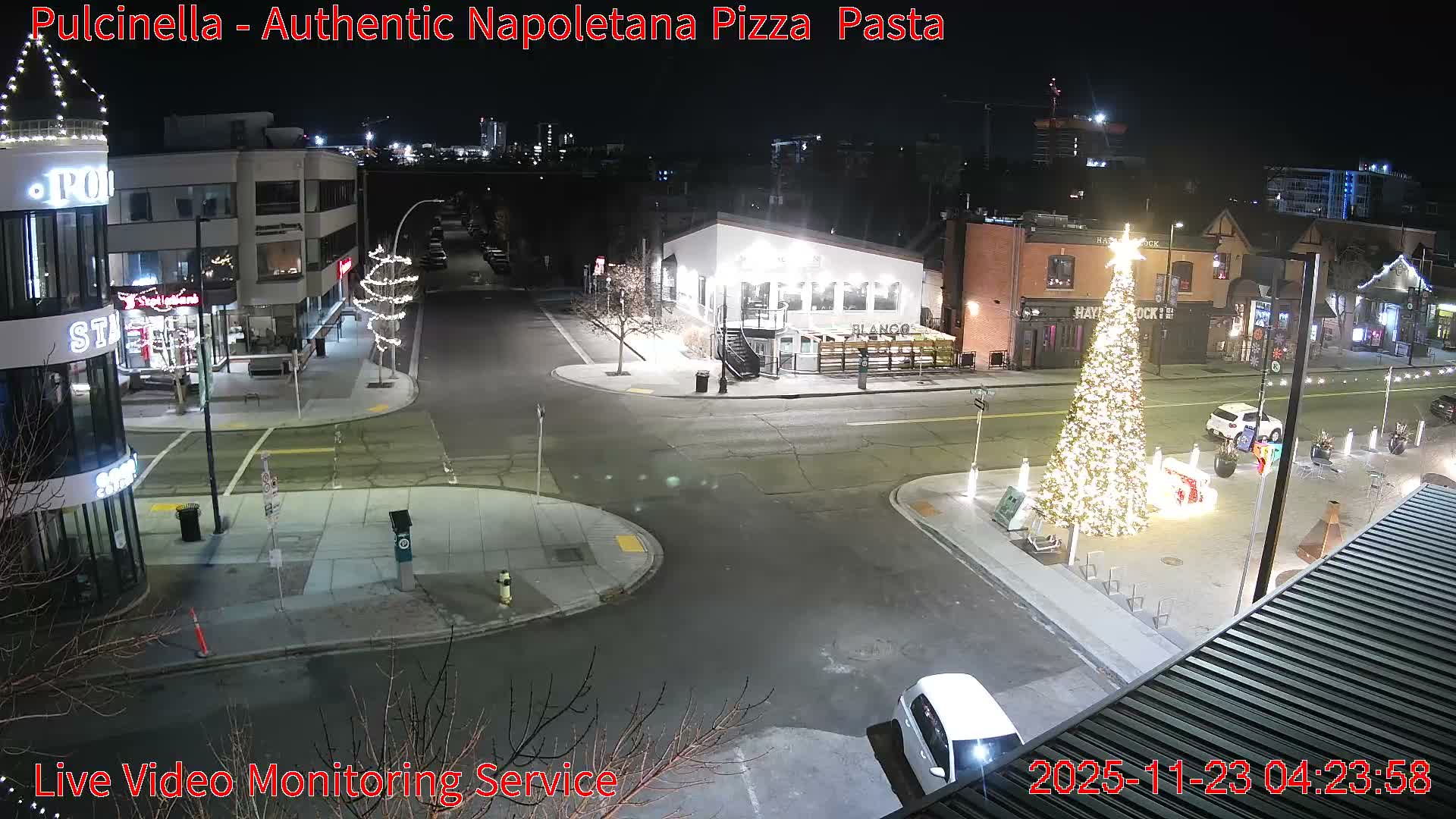 Hillhurst Neighbourhood, Kensington Road & Crescent NW Junction Live Cam - Hillhurst, Calgary, Alberta, Canada