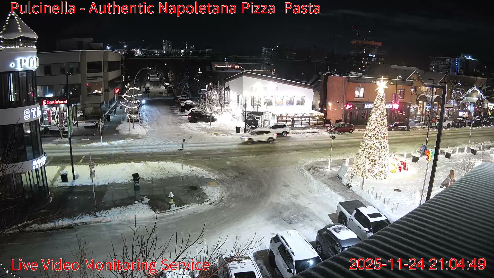 Hillhurst Neighbourhood, Kensington Road & Crescent NW Junction Live Cam - Hillhurst, Calgary, Alberta, Canada