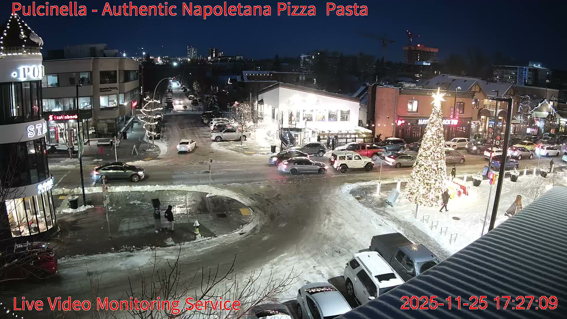 Hillhurst Neighbourhood, Kensington Road & Crescent NW Junction Live Cam - Hillhurst, Calgary, Alberta, Canada