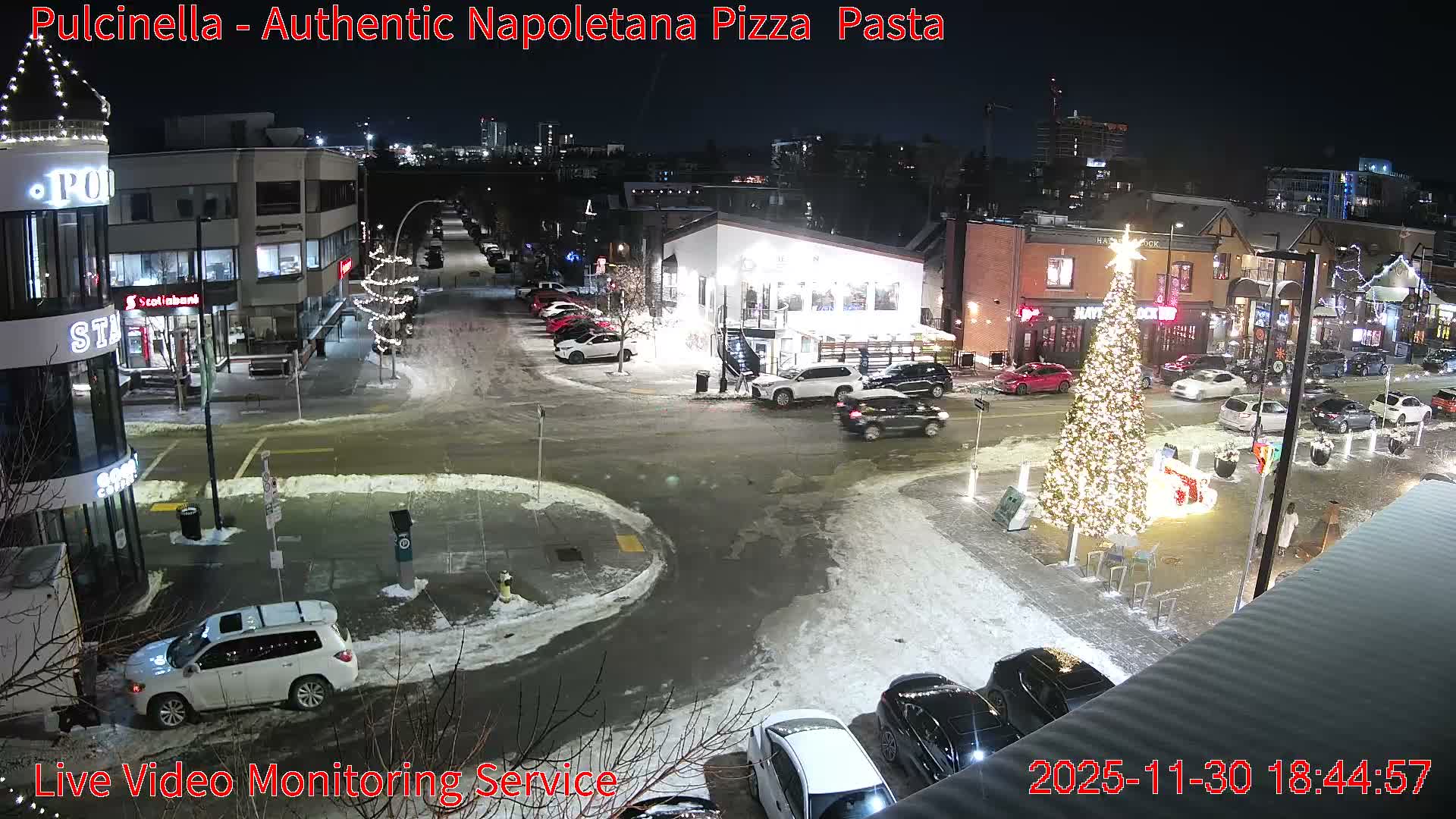 Hillhurst Neighbourhood, Kensington Road & Crescent NW Junction Live Cam - Hillhurst, Calgary, Alberta, Canada