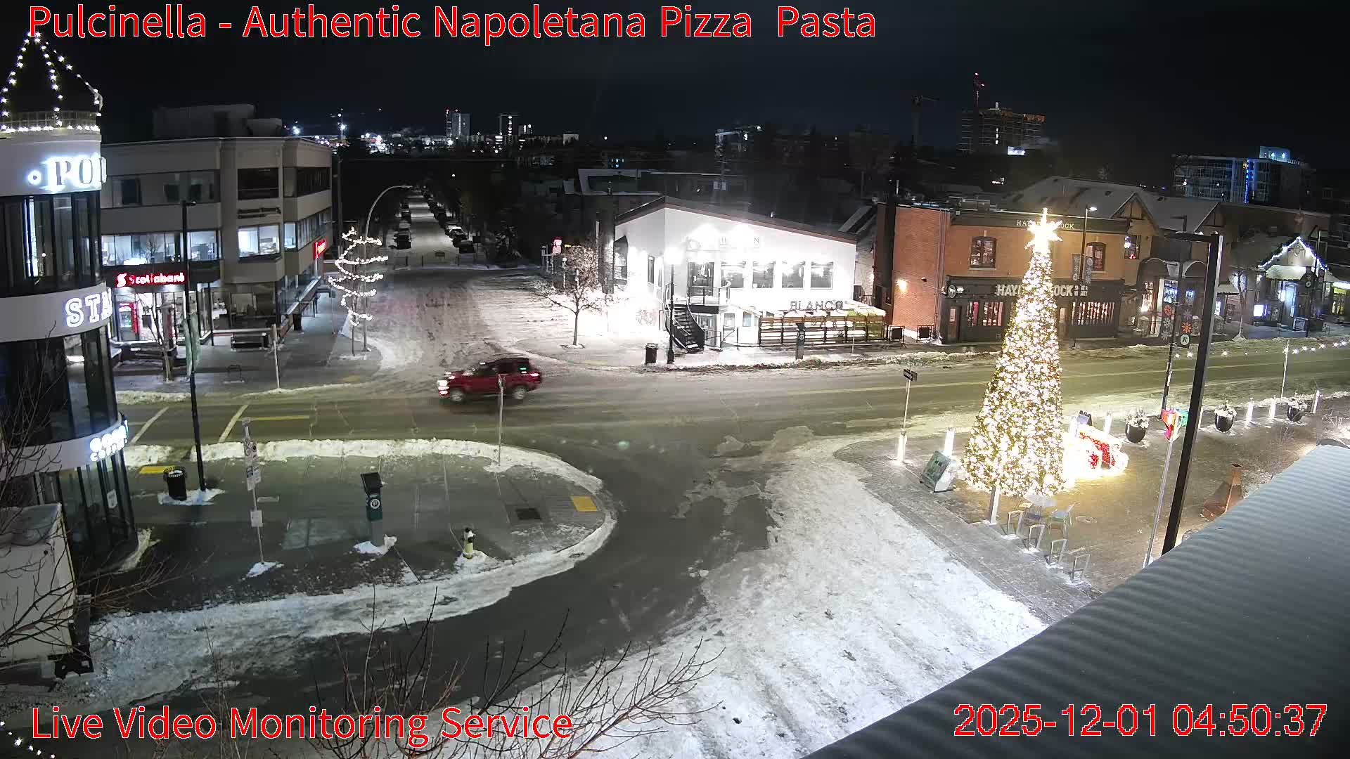 Hillhurst Neighbourhood, Kensington Road & Crescent NW Junction Live Cam - Hillhurst, Calgary, Alberta, Canada