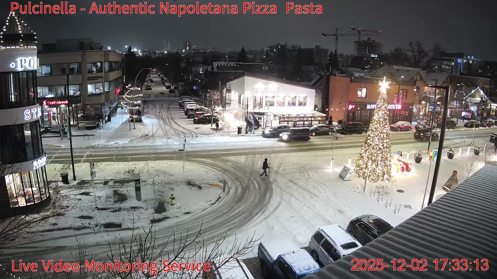 Hillhurst Neighbourhood, Kensington Road & Crescent NW Junction Live Cam - Hillhurst, Calgary, Alberta, Canada