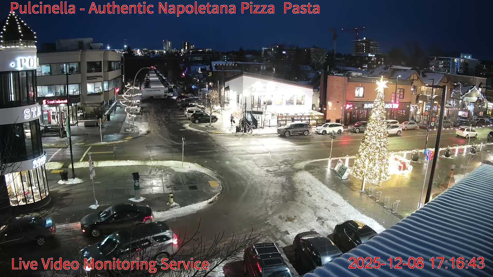 Hillhurst Neighbourhood, Kensington Road & Crescent NW Junction Live Cam - Hillhurst, Calgary, Alberta, Canada