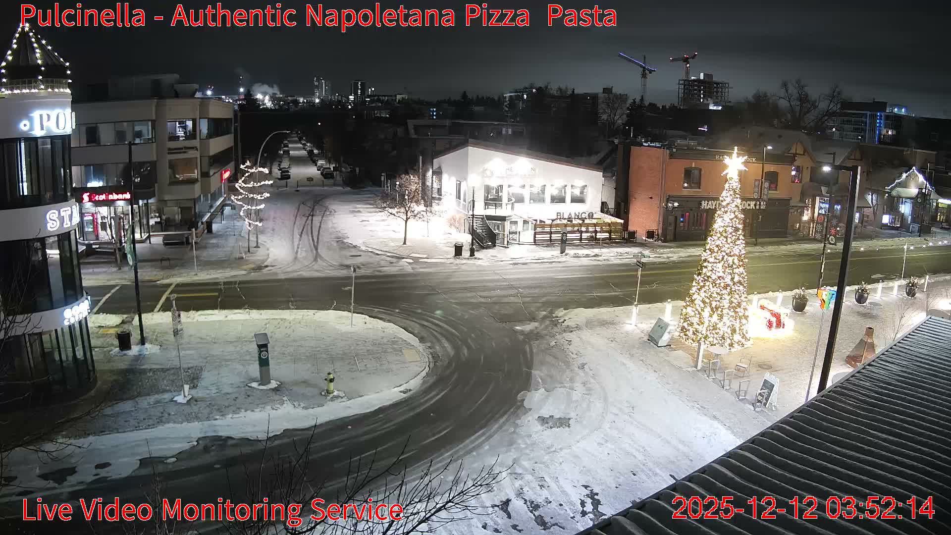 Hillhurst Neighbourhood, Kensington Road & Crescent NW Junction Live Cam - Hillhurst, Calgary, Alberta, Canada