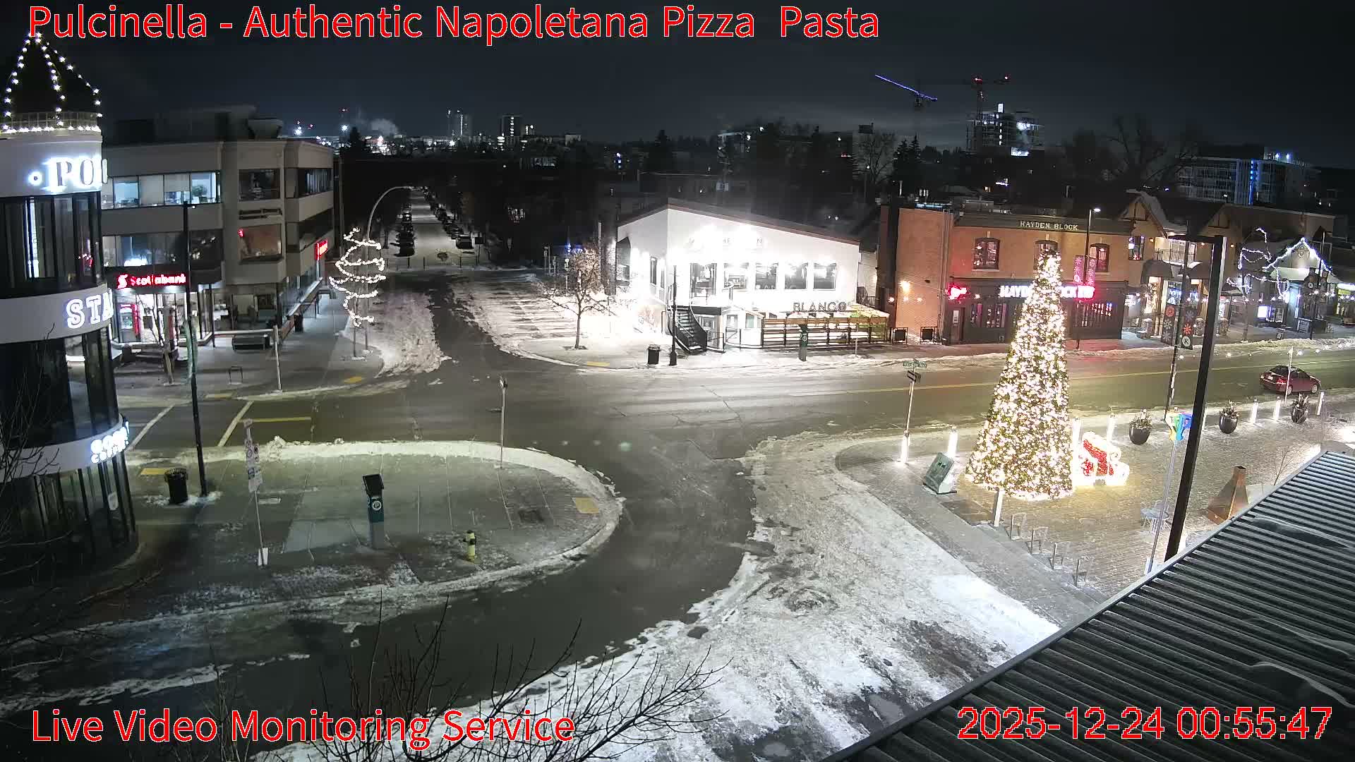 Hillhurst Neighbourhood, Kensington Road & Crescent NW Junction Live Cam - Hillhurst, Calgary, Alberta, Canada