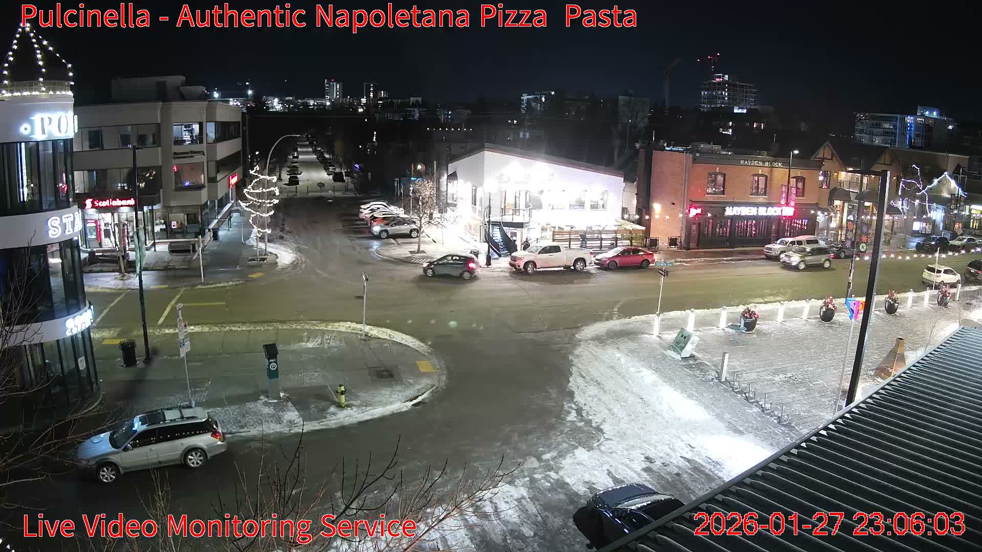 Hillhurst Neighbourhood, Kensington Road & Crescent NW Junction Live Cam - Hillhurst, Calgary, Alberta, Canada