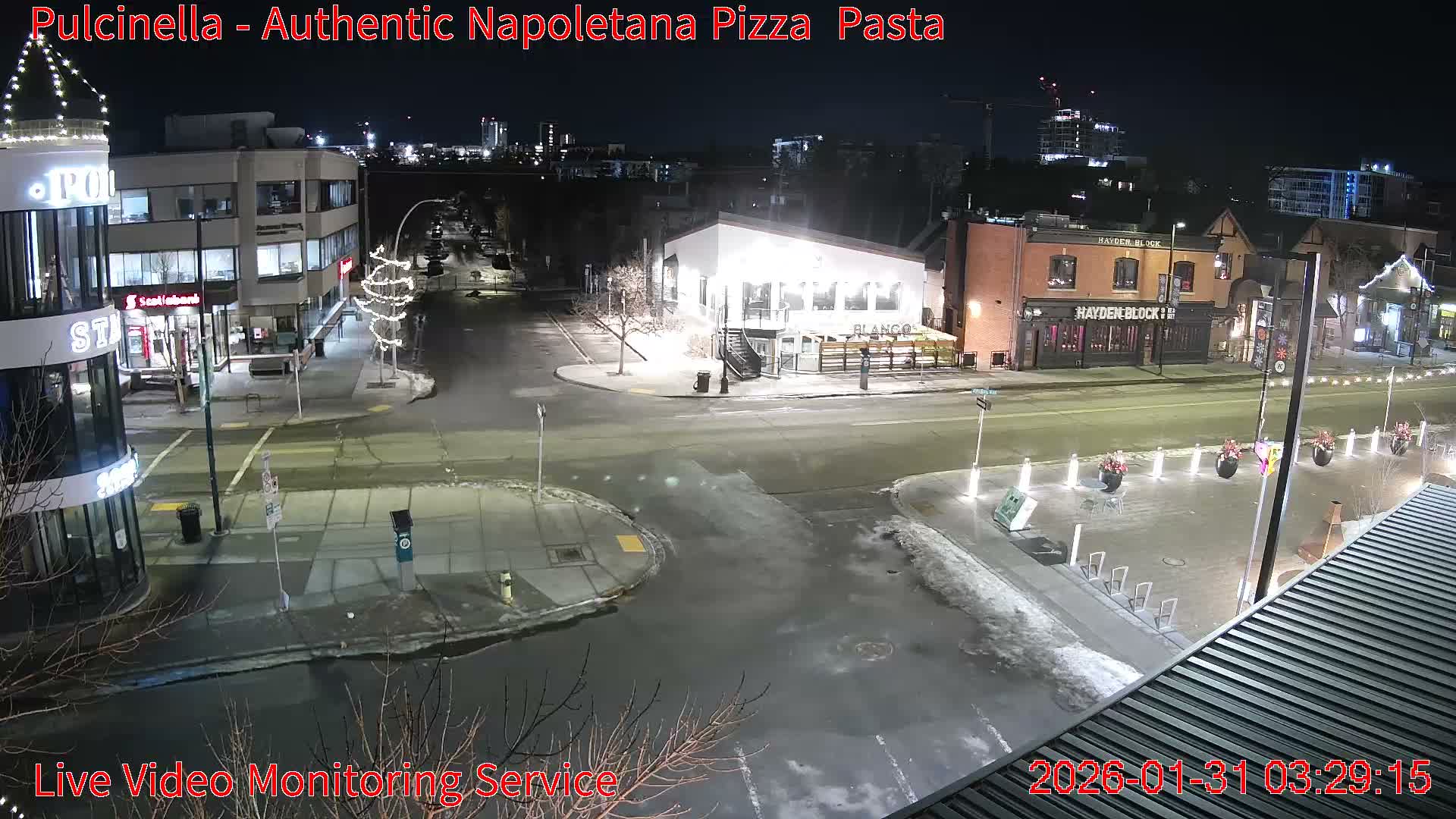 Hillhurst Neighbourhood, Kensington Road & Crescent NW Junction Live Cam - Hillhurst, Calgary, Alberta, Canada