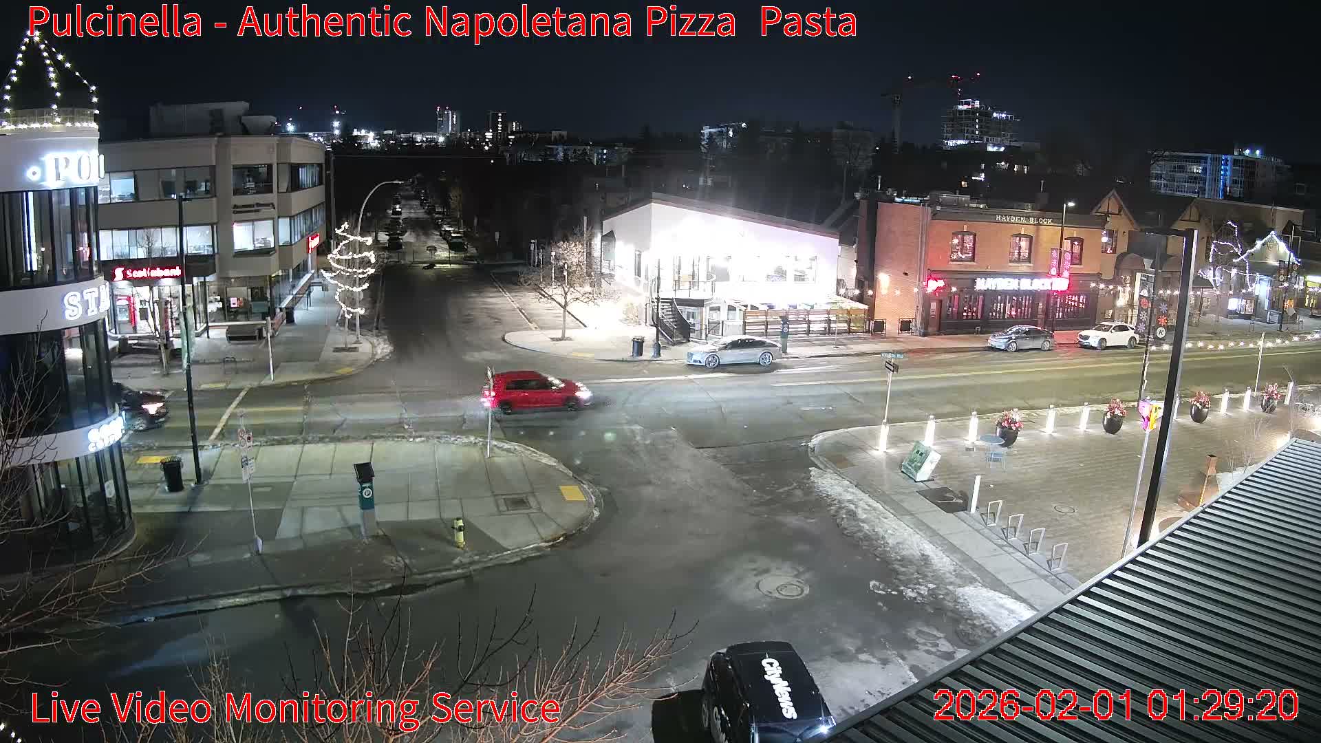 Hillhurst Neighbourhood, Kensington Road & Crescent NW Junction Live Cam - Hillhurst, Calgary, Alberta, Canada