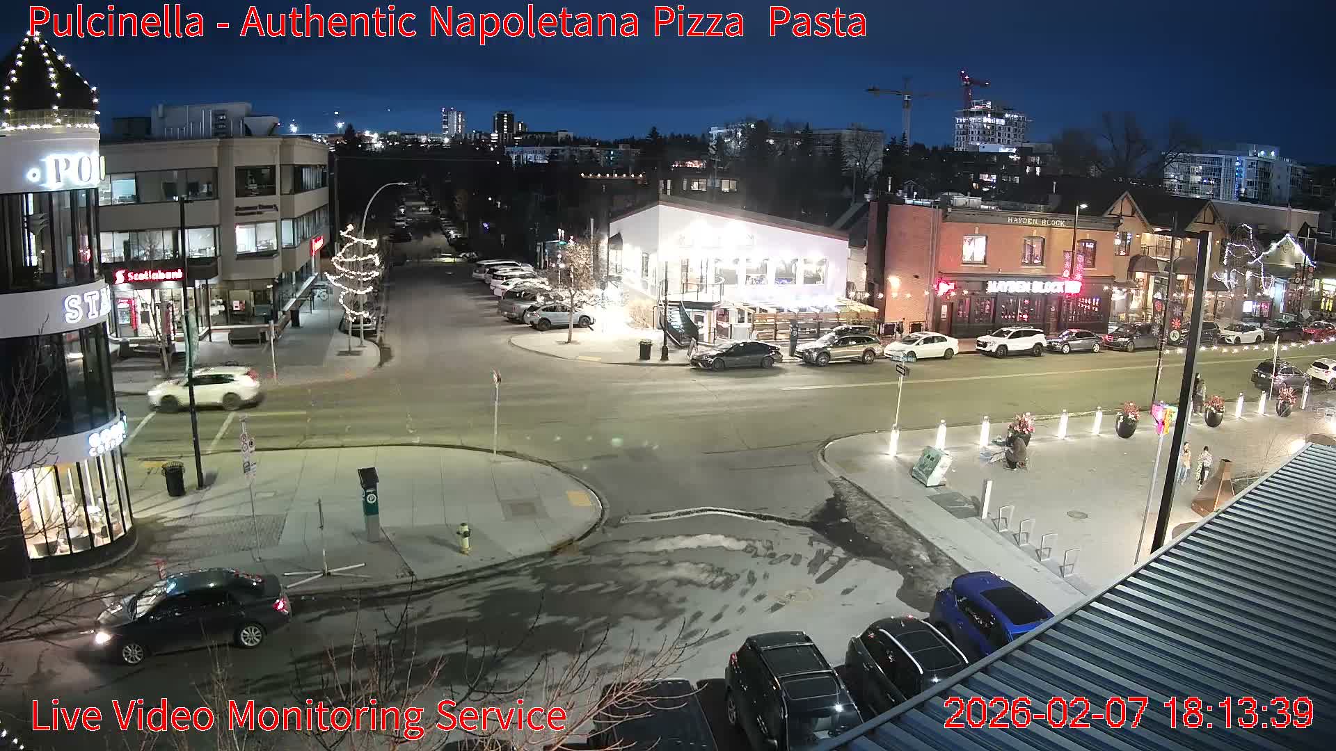 Hillhurst Neighbourhood, Kensington Road & Crescent NW Junction Live Cam - Hillhurst, Calgary, Alberta, Canada