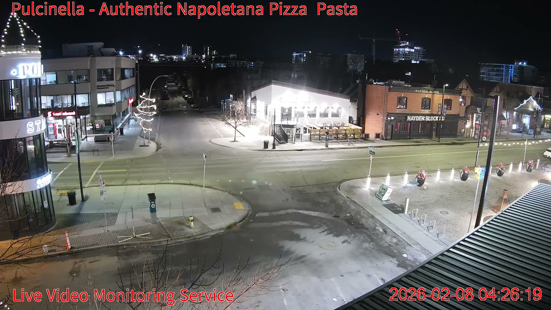 Hillhurst Neighbourhood, Kensington Road & Crescent NW Junction Live Cam - Hillhurst, Calgary, Alberta, Canada