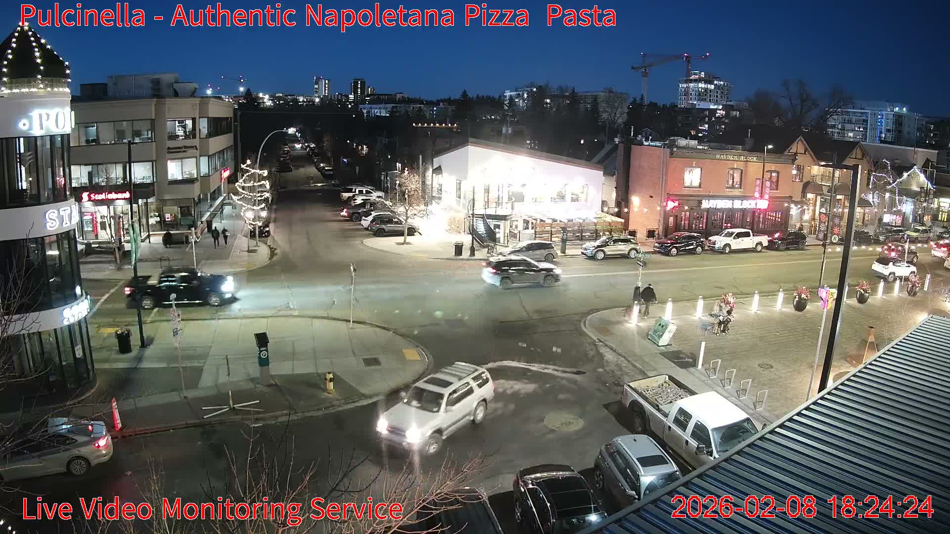 Hillhurst Neighbourhood, Kensington Road & Crescent NW Junction Live Cam - Hillhurst, Calgary, Alberta, Canada