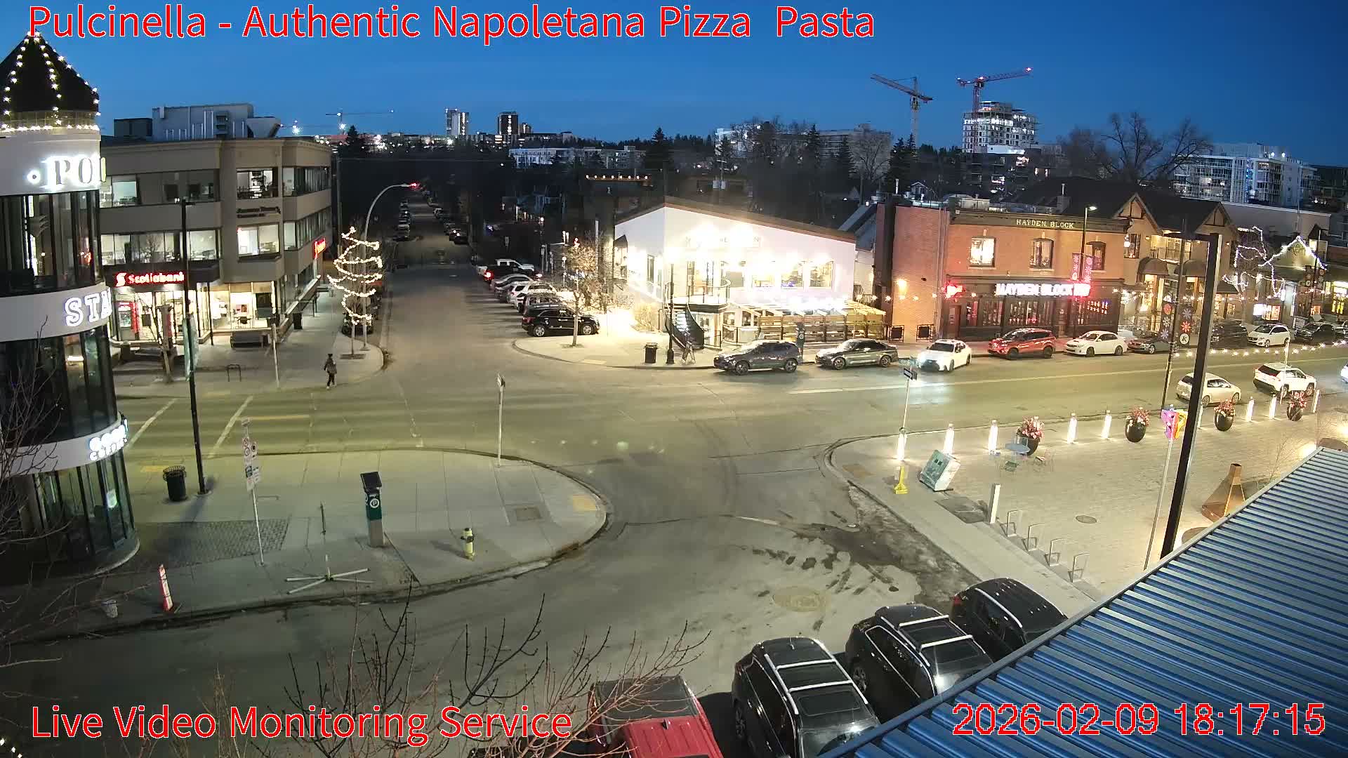 Hillhurst Neighbourhood, Kensington Road & Crescent NW Junction Live Cam - Hillhurst, Calgary, Alberta, Canada