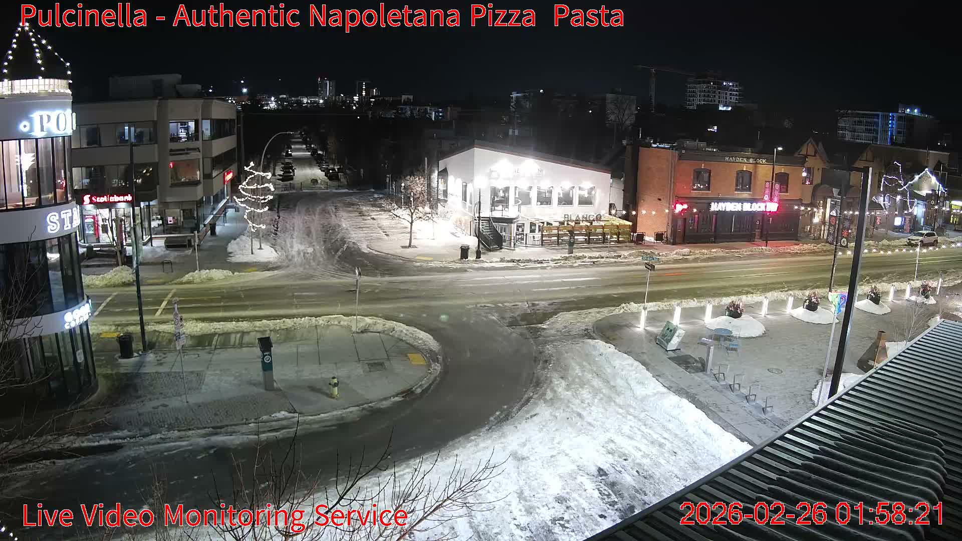 Hillhurst Neighbourhood, Kensington Road & Crescent NW Junction Live Cam - Hillhurst, Calgary, Alberta, Canada