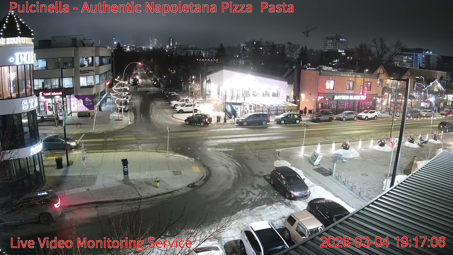 Hillhurst Neighbourhood, Kensington Road & Crescent NW Junction Live Cam - Hillhurst, Calgary, Alberta, Canada