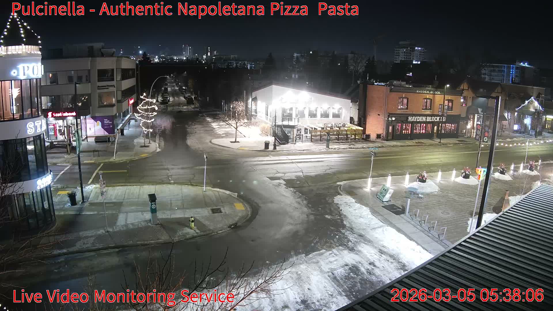 Hillhurst Neighbourhood, Kensington Road & Crescent NW Junction Live Cam - Hillhurst, Calgary, Alberta, Canada