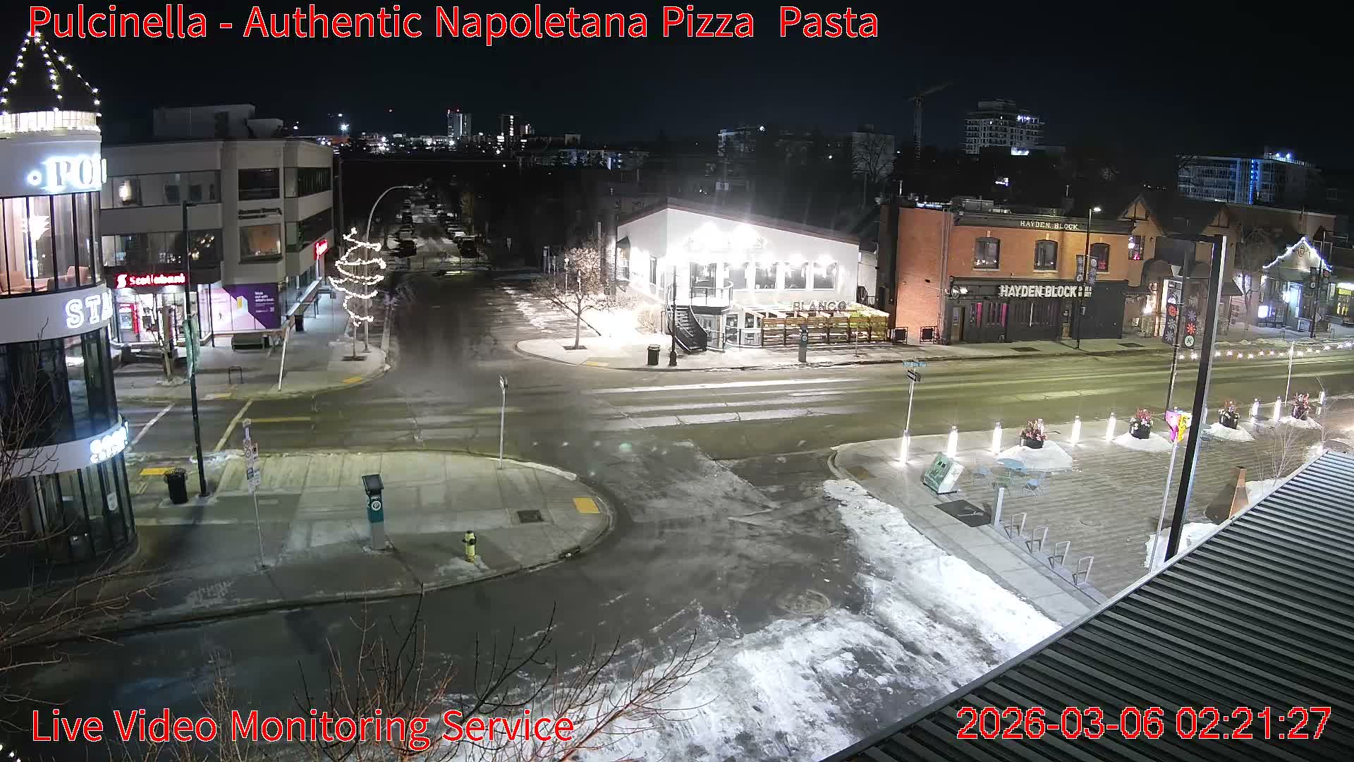 Hillhurst Neighbourhood, Kensington Road & Crescent NW Junction Live Cam - Hillhurst, Calgary, Alberta, Canada